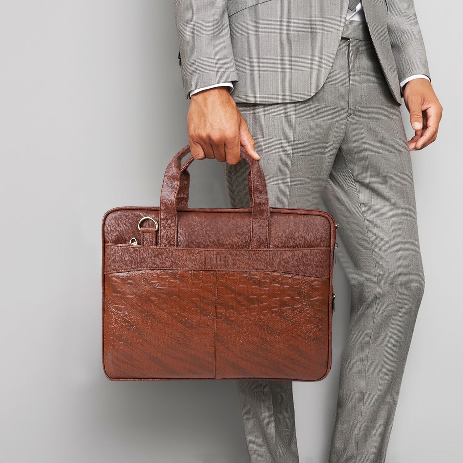 killer Men Tan Messenger Bag-picture-45