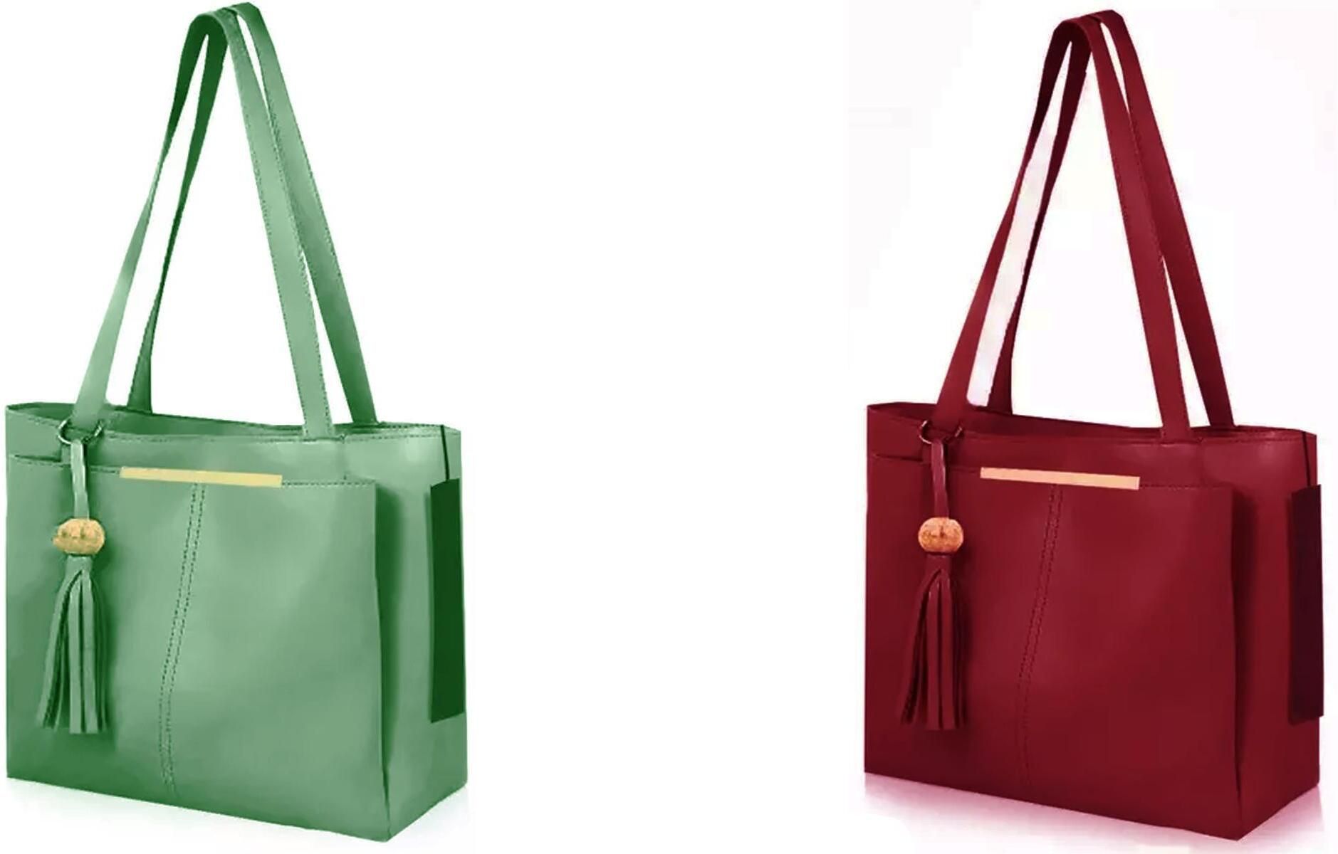 khatushyam collection Women Green, Maroon Messenger Bag-picture-17