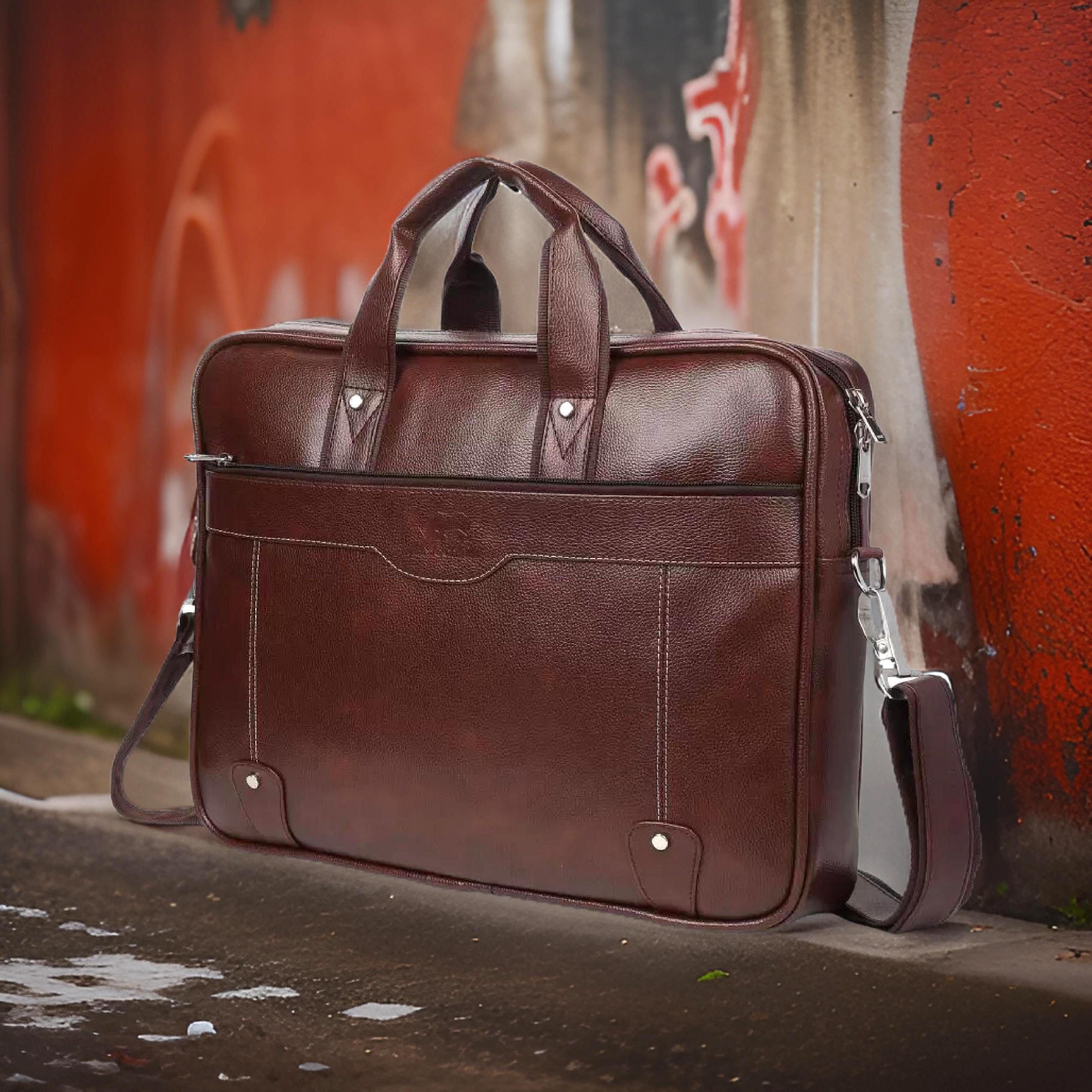 house of common Men & Women Brown Messenger Bag-picture-25