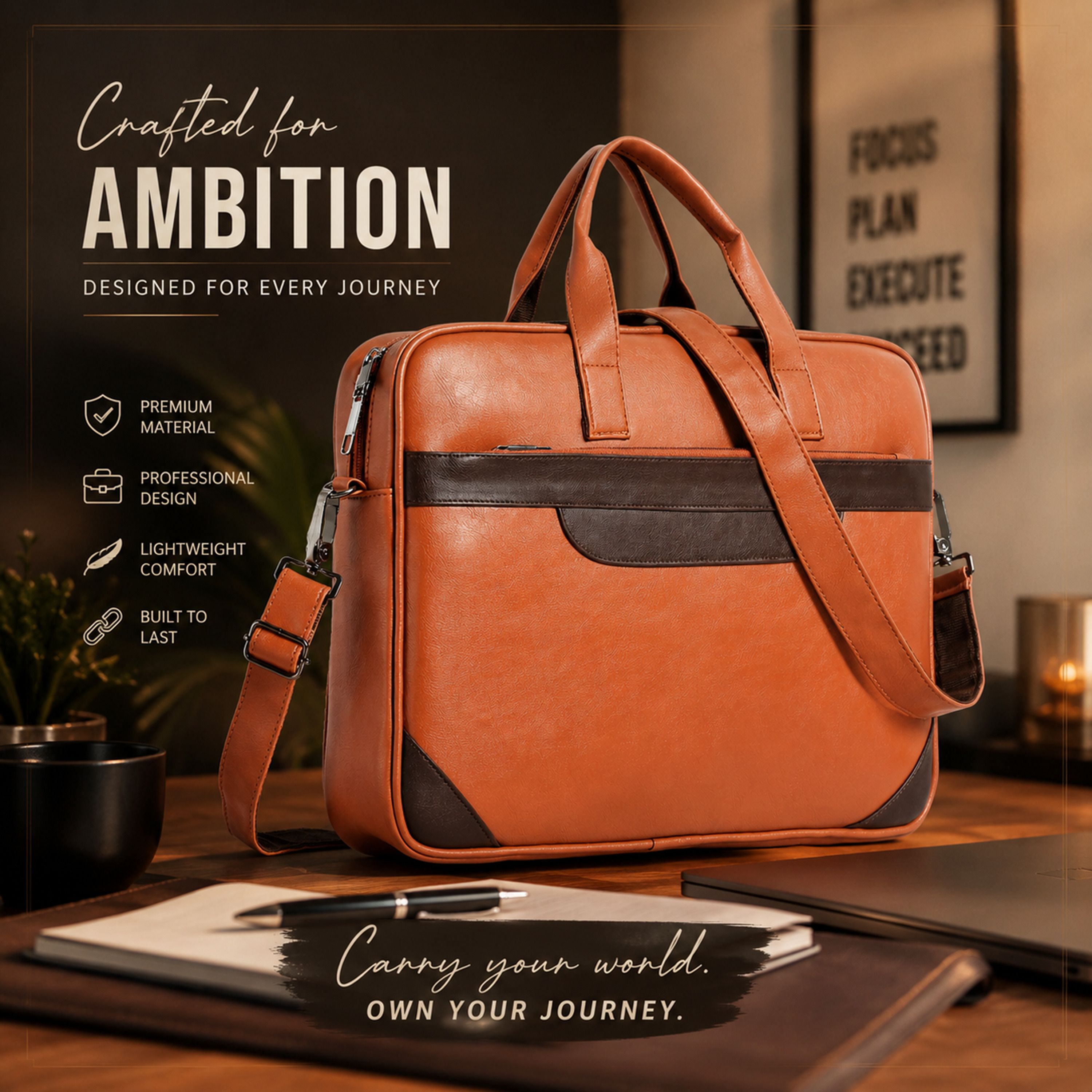 bagneeds Men & Women Brown, Tan Messenger Bag-picture-21