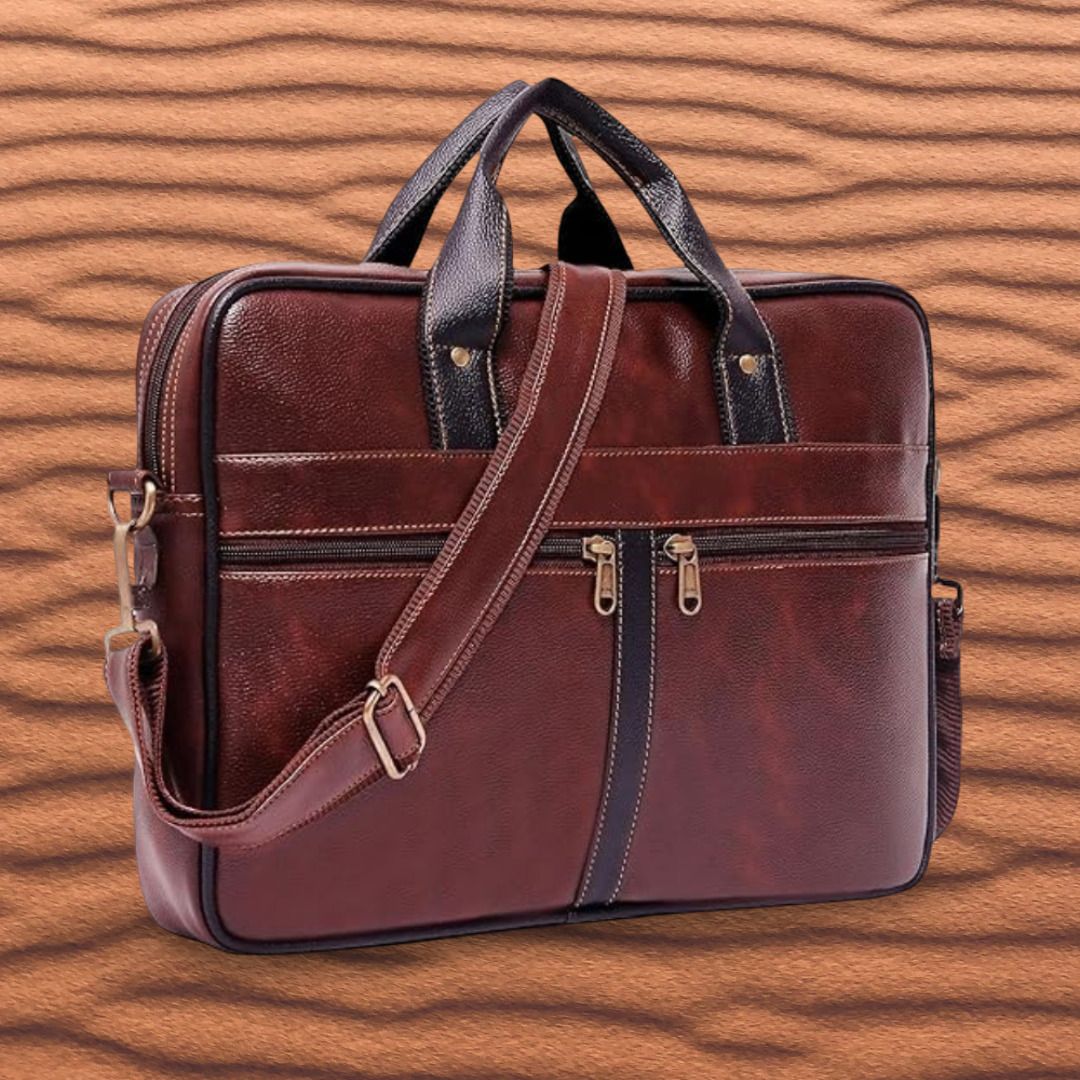 house of common Men & Women Brown Messenger Bag-picture-19