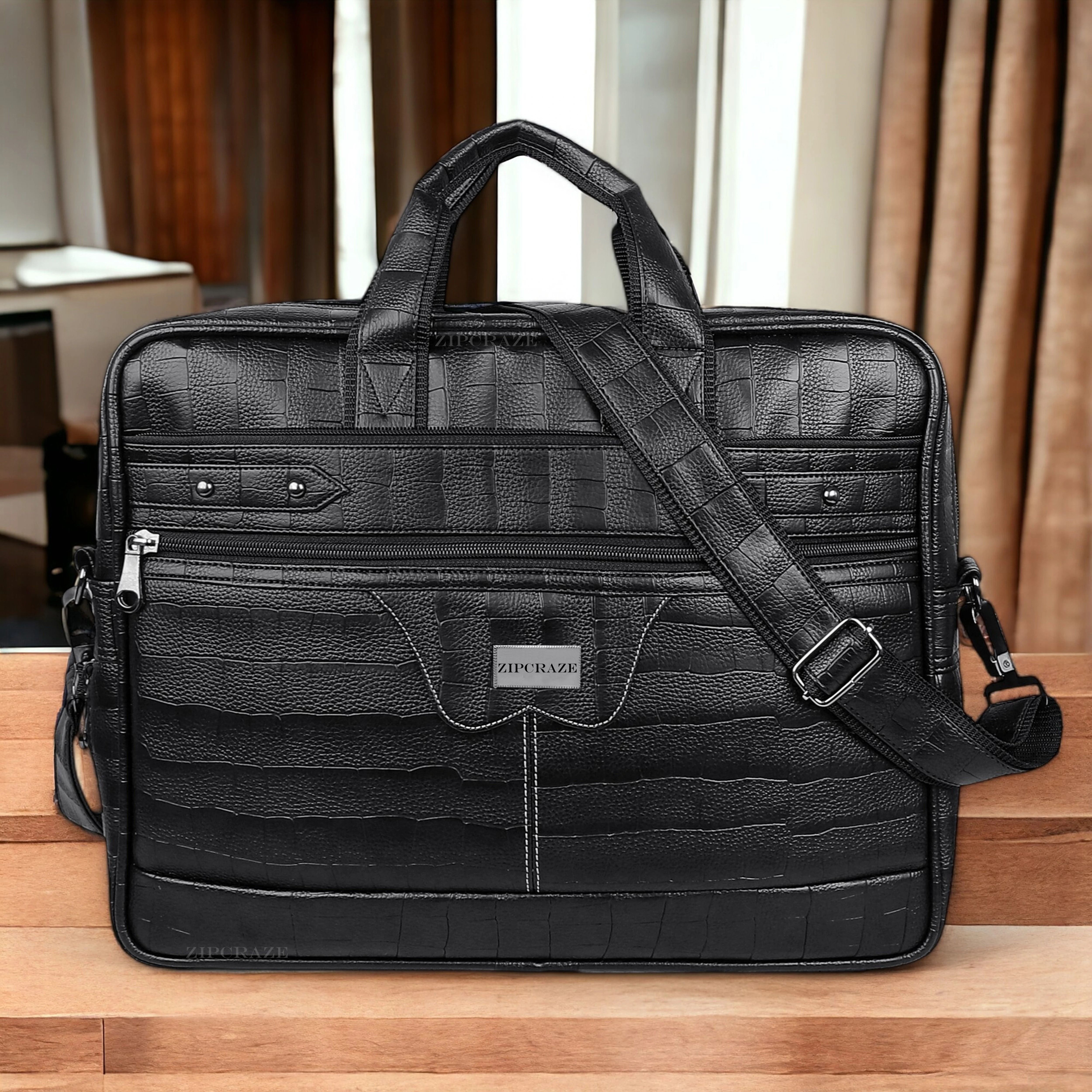 zipcraze Men & Women Black Messenger Bag-picture-16