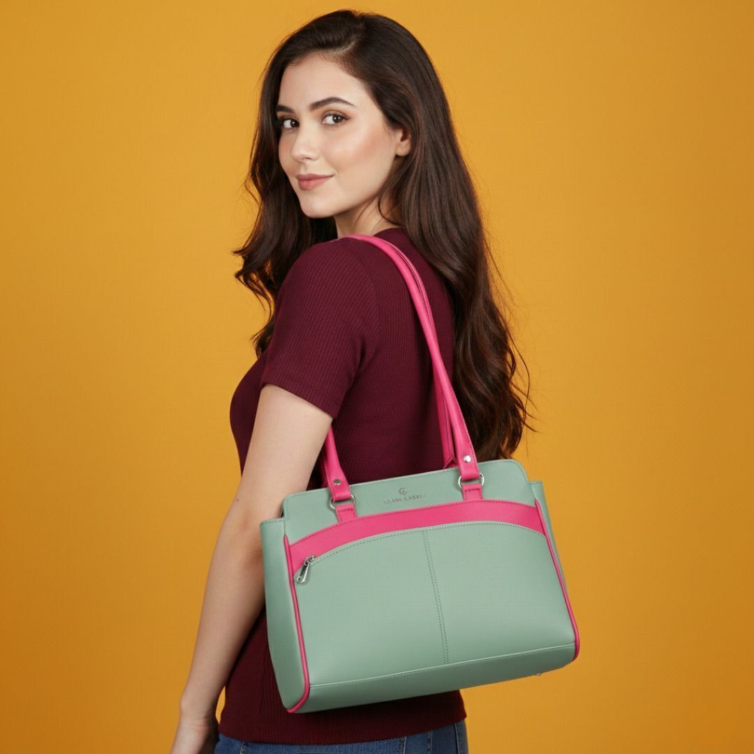 glam carry Women Green Shoulder Bag-picture-15