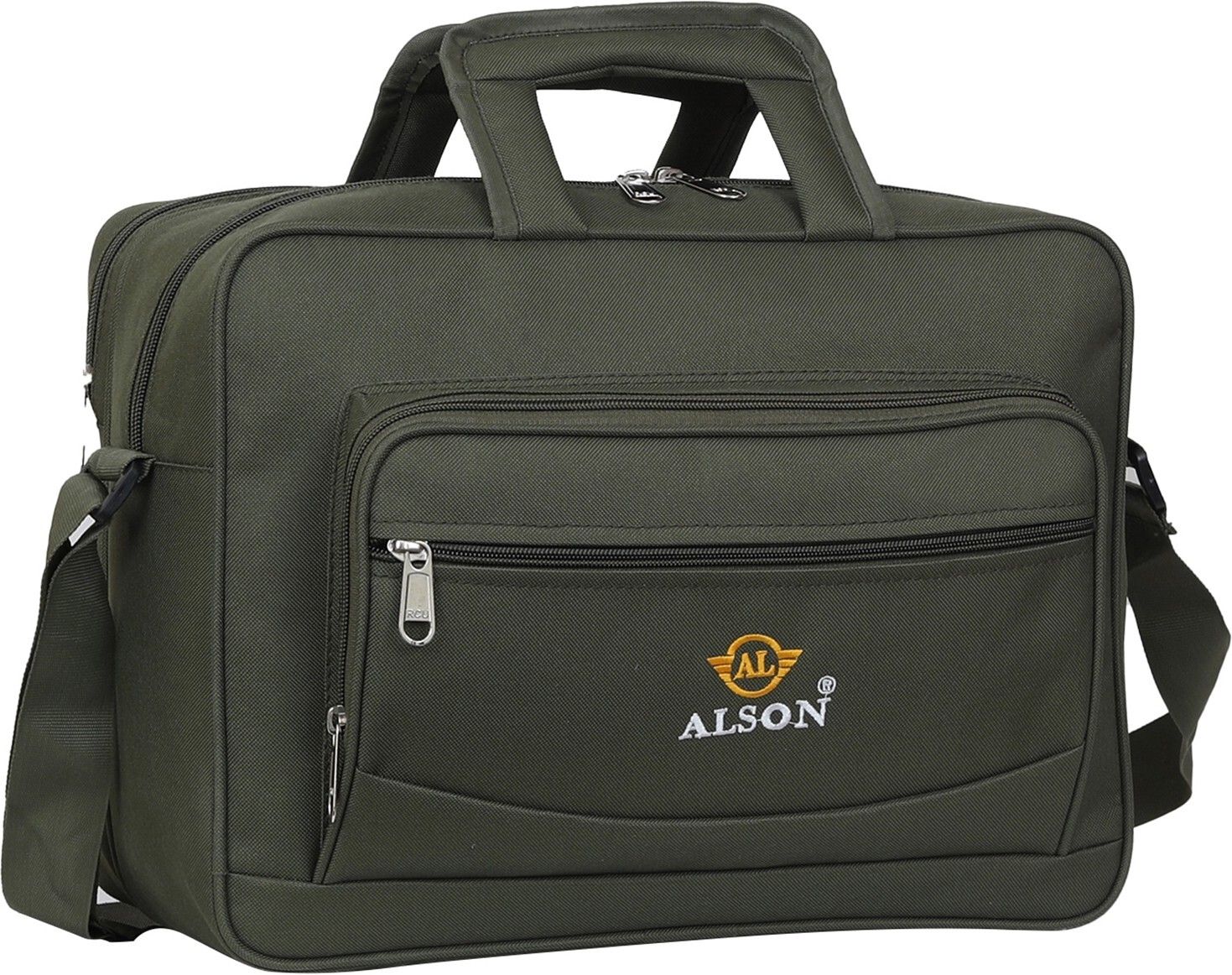 alson Men & Women Green Messenger Bag-picture-13