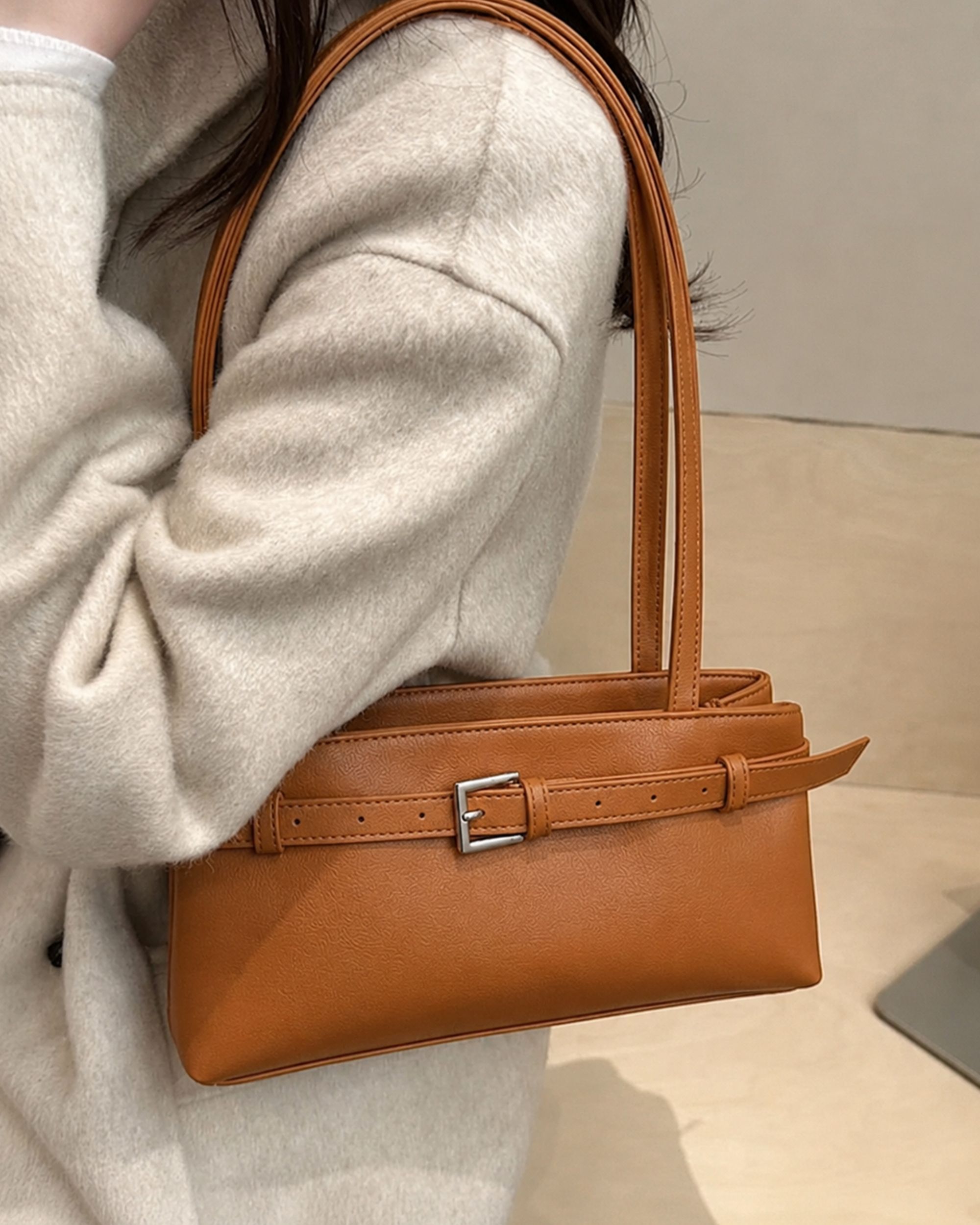 Women Tan Shoulder Bag-image-24