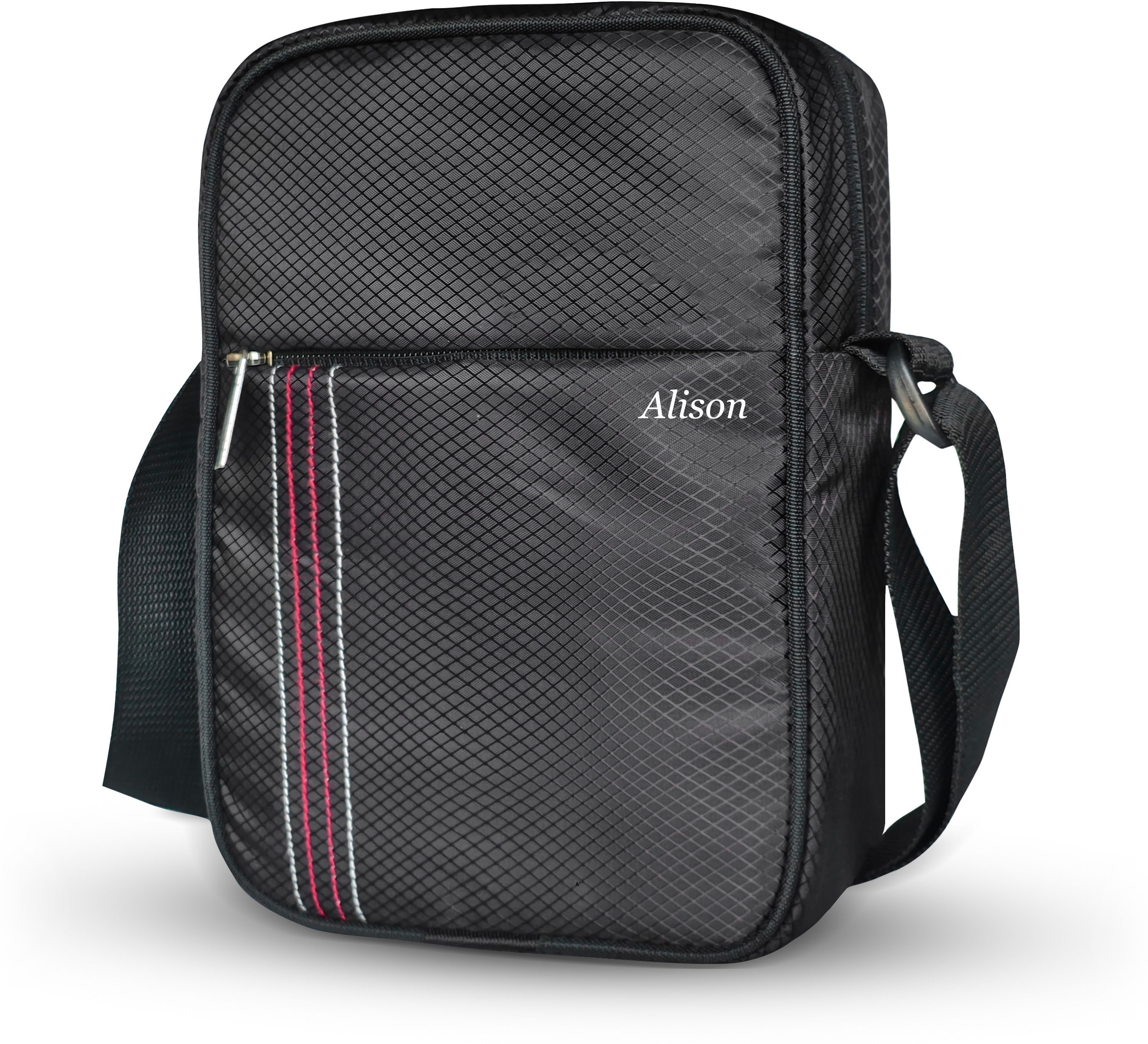 Men Black Messenger Bag-image-48
