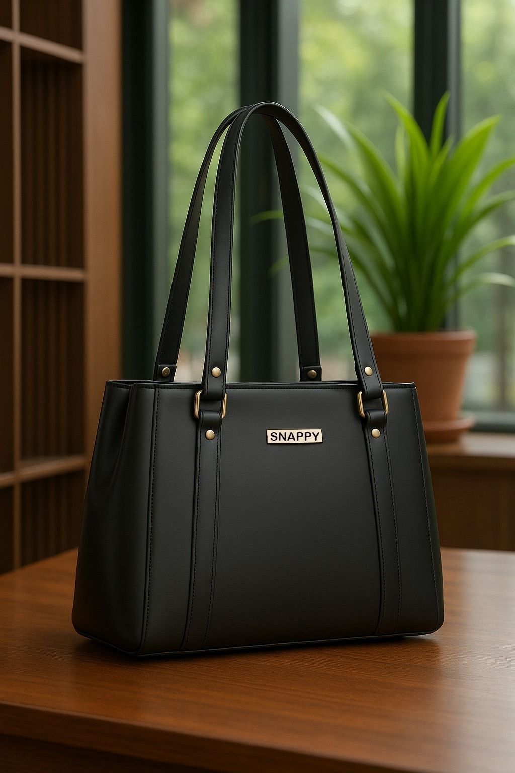 snappy Women Black Shoulder Bag-picture-25