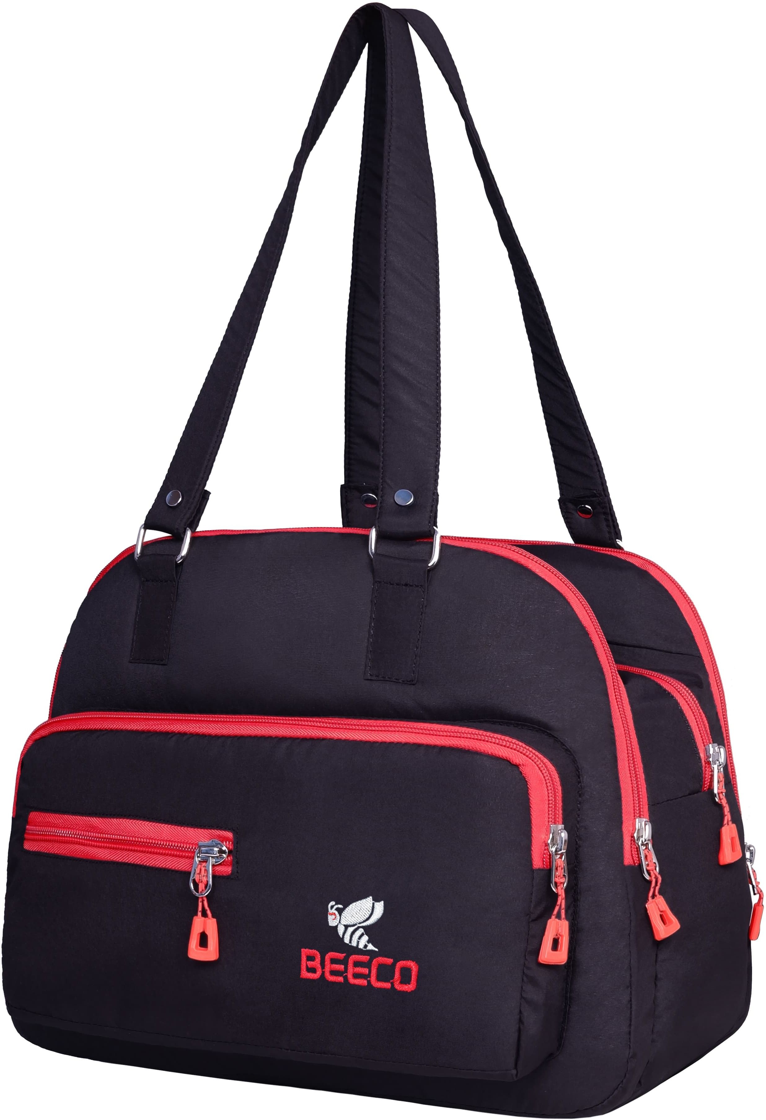 Women Black, Red Shoulder Bag