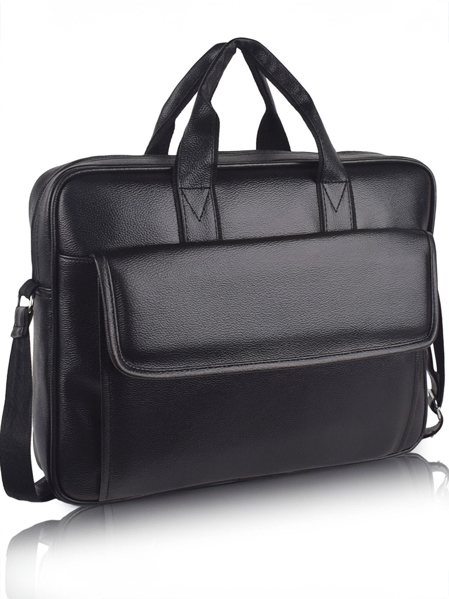 Men Black Messenger Bag-image-41