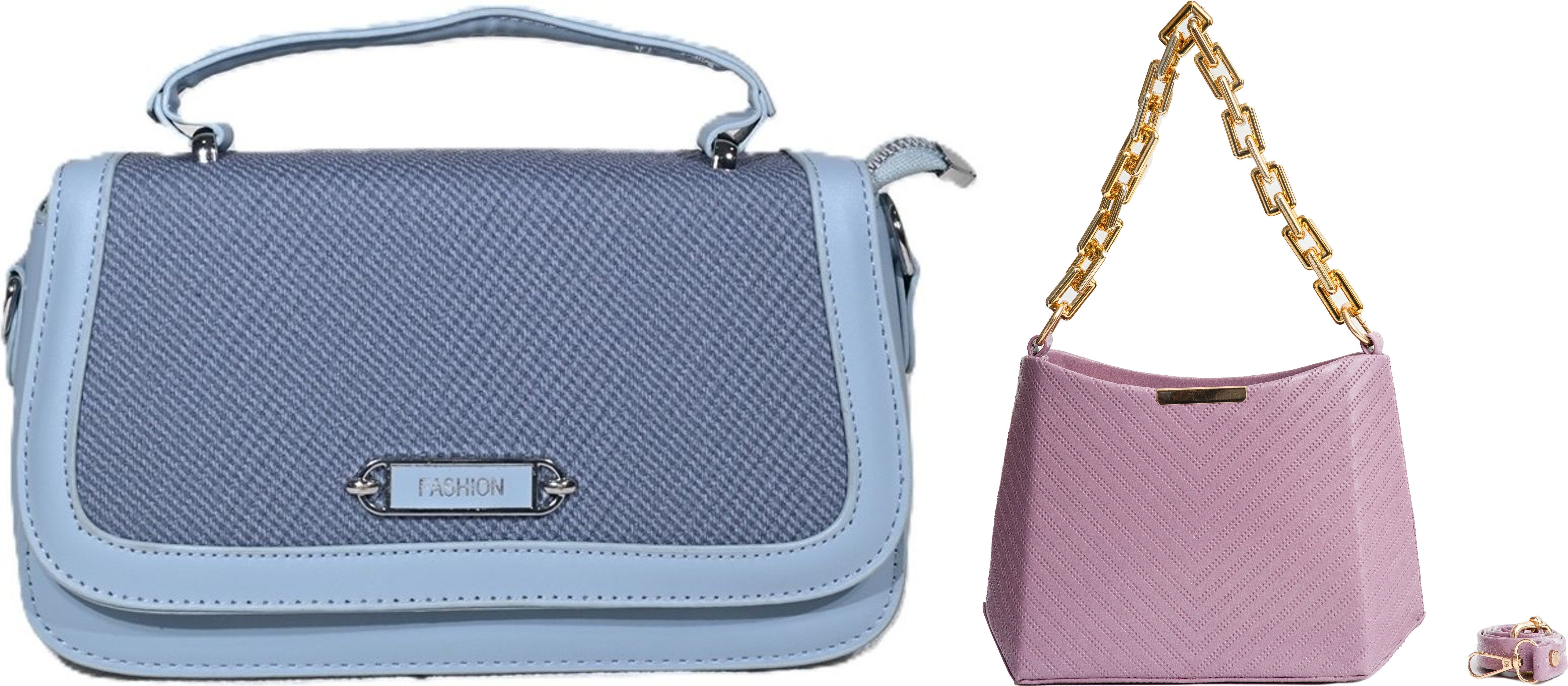 despacito Women Purple, Blue Shoulder Bag-picture-4