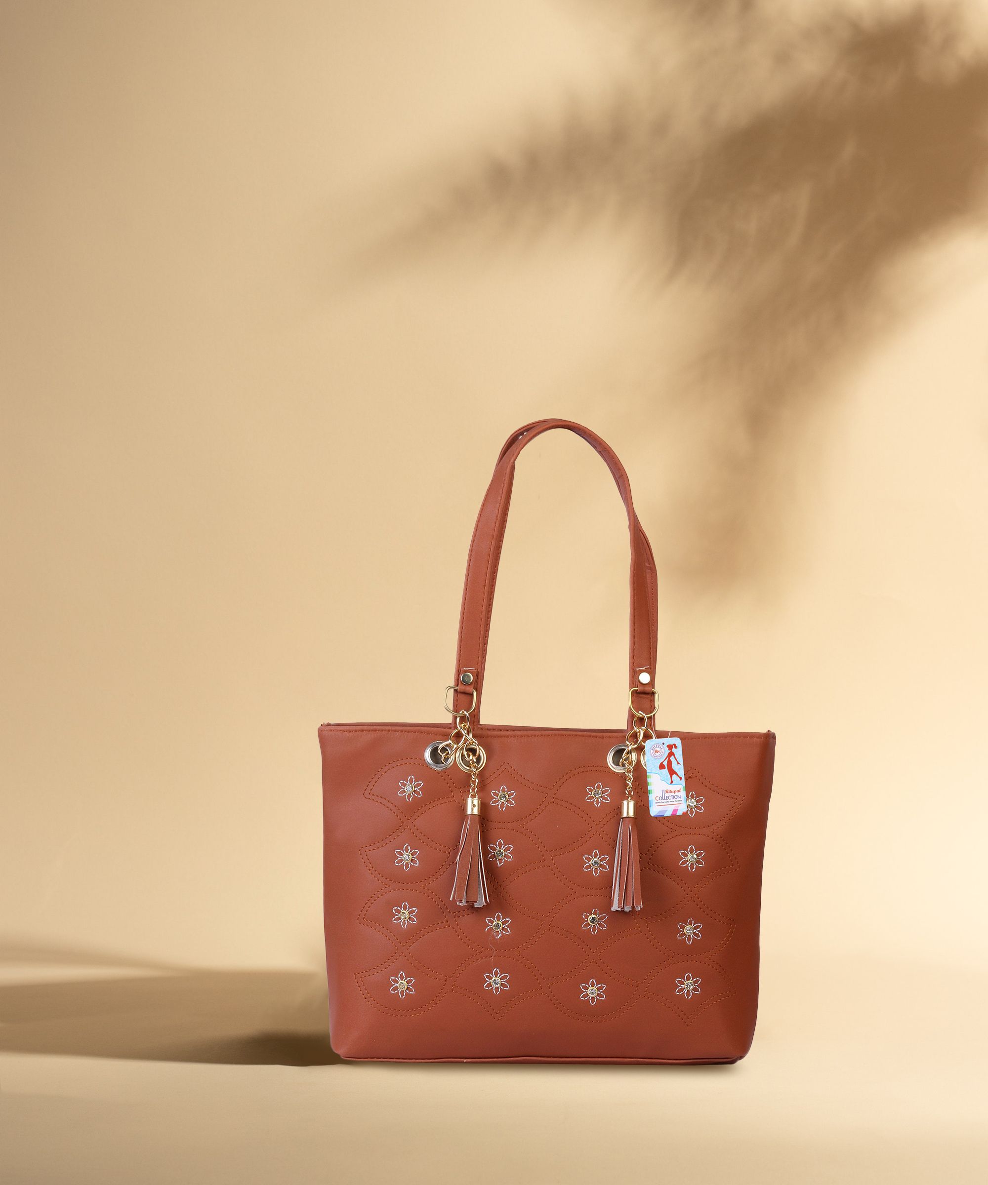 Women Tan Tote-image-9