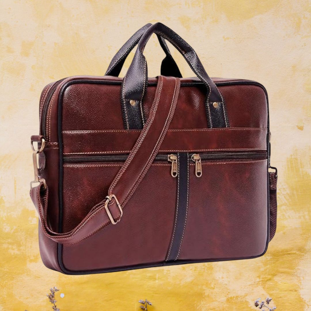 house of common Men & Women Brown Messenger Bag-picture-48