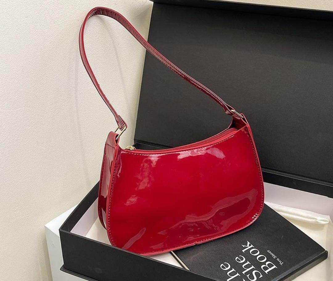 Women Red Sling Bag-image-3