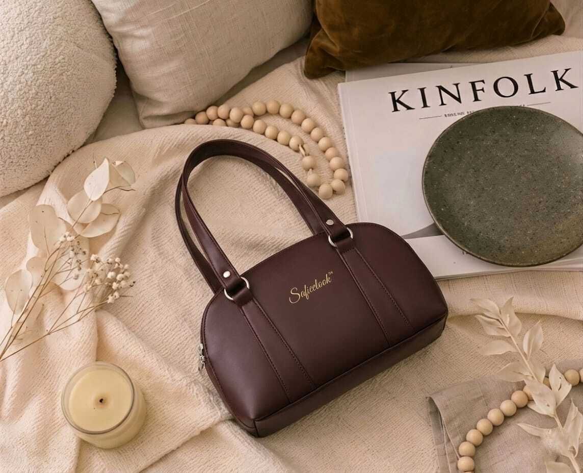 Women Brown Hand-held Bag-image-17