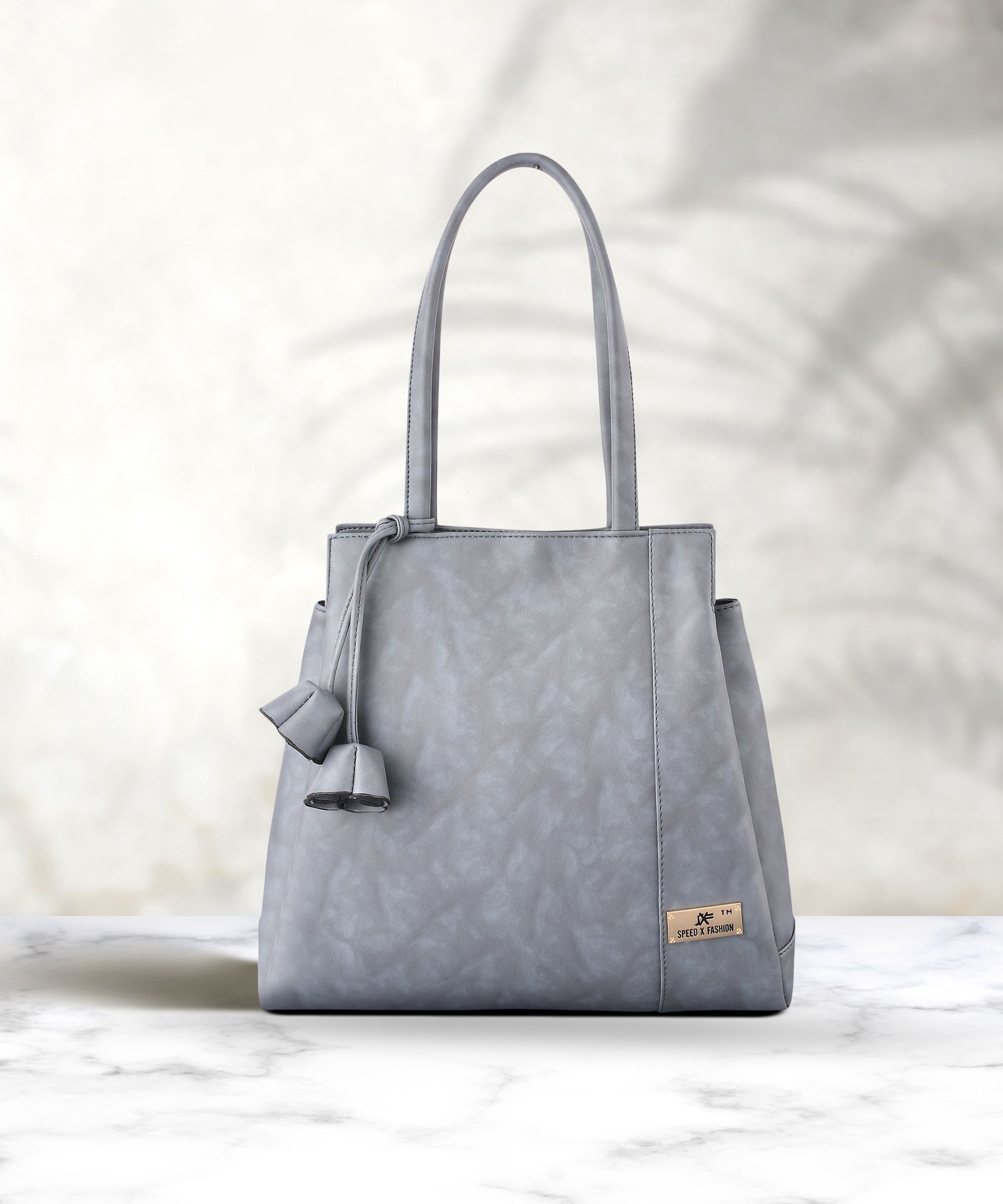speed x fashion Women Grey Hand-held Bag-picture-5