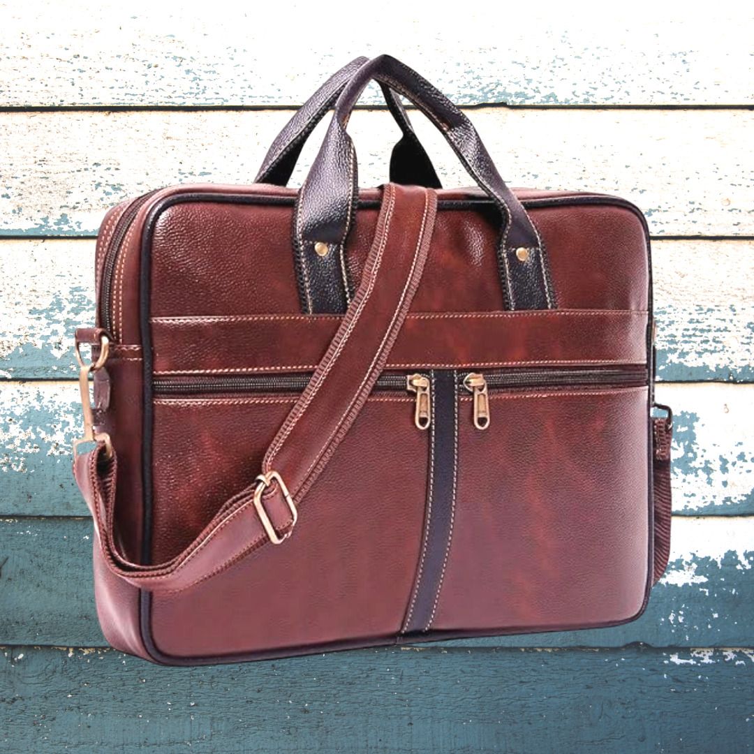 house of common Men & Women Brown Messenger Bag-picture-18