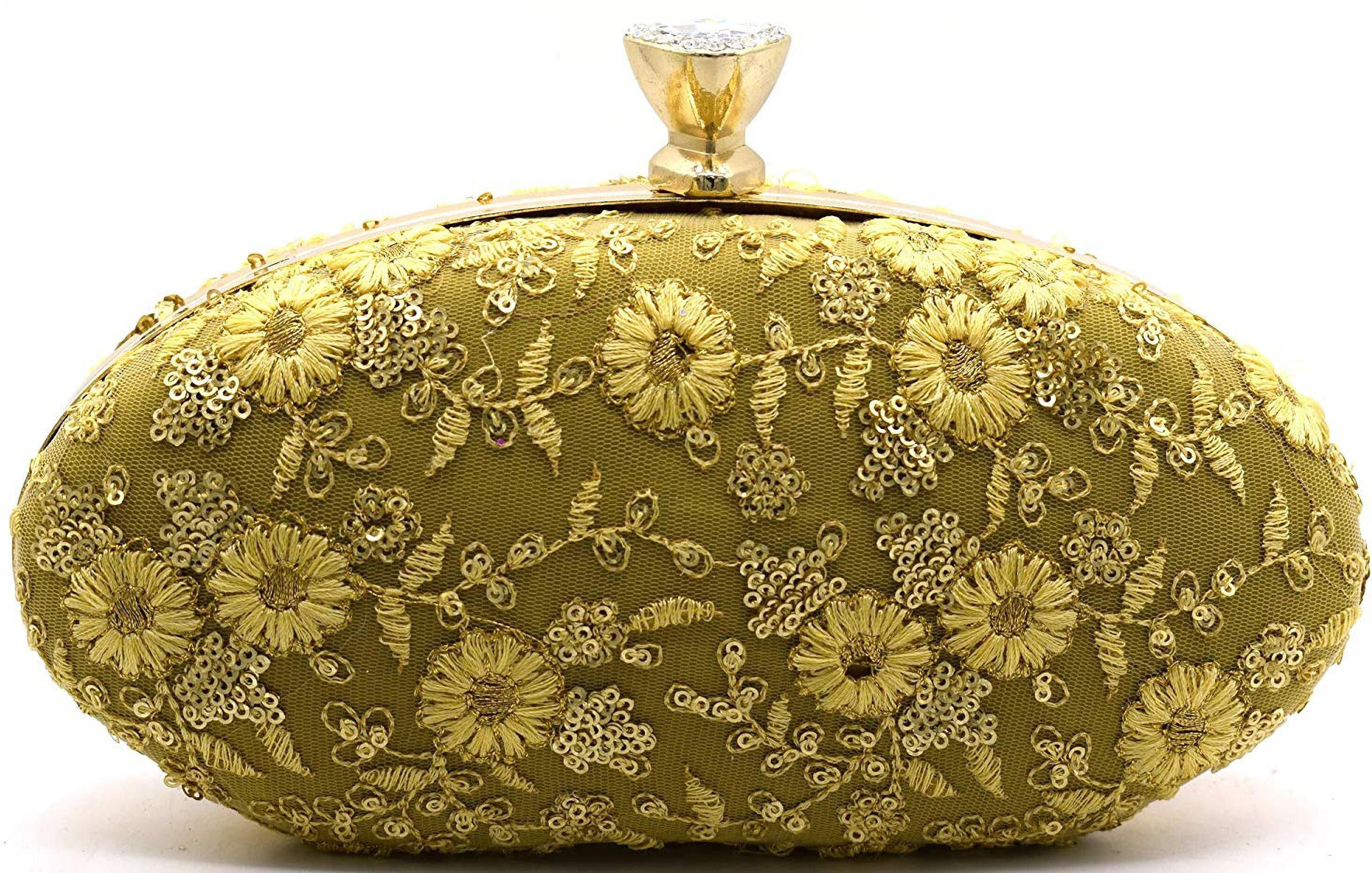 d'vine luxe Party Gold Clutch-picture-22