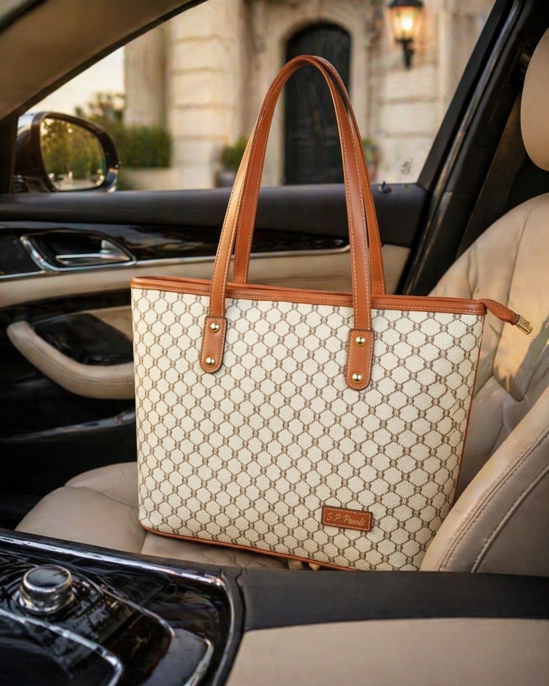 Women Tan Tote-image-7