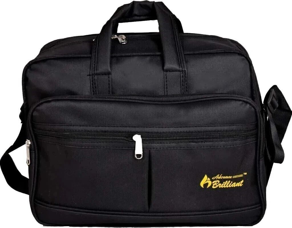 Men & Women Black Messenger Bag