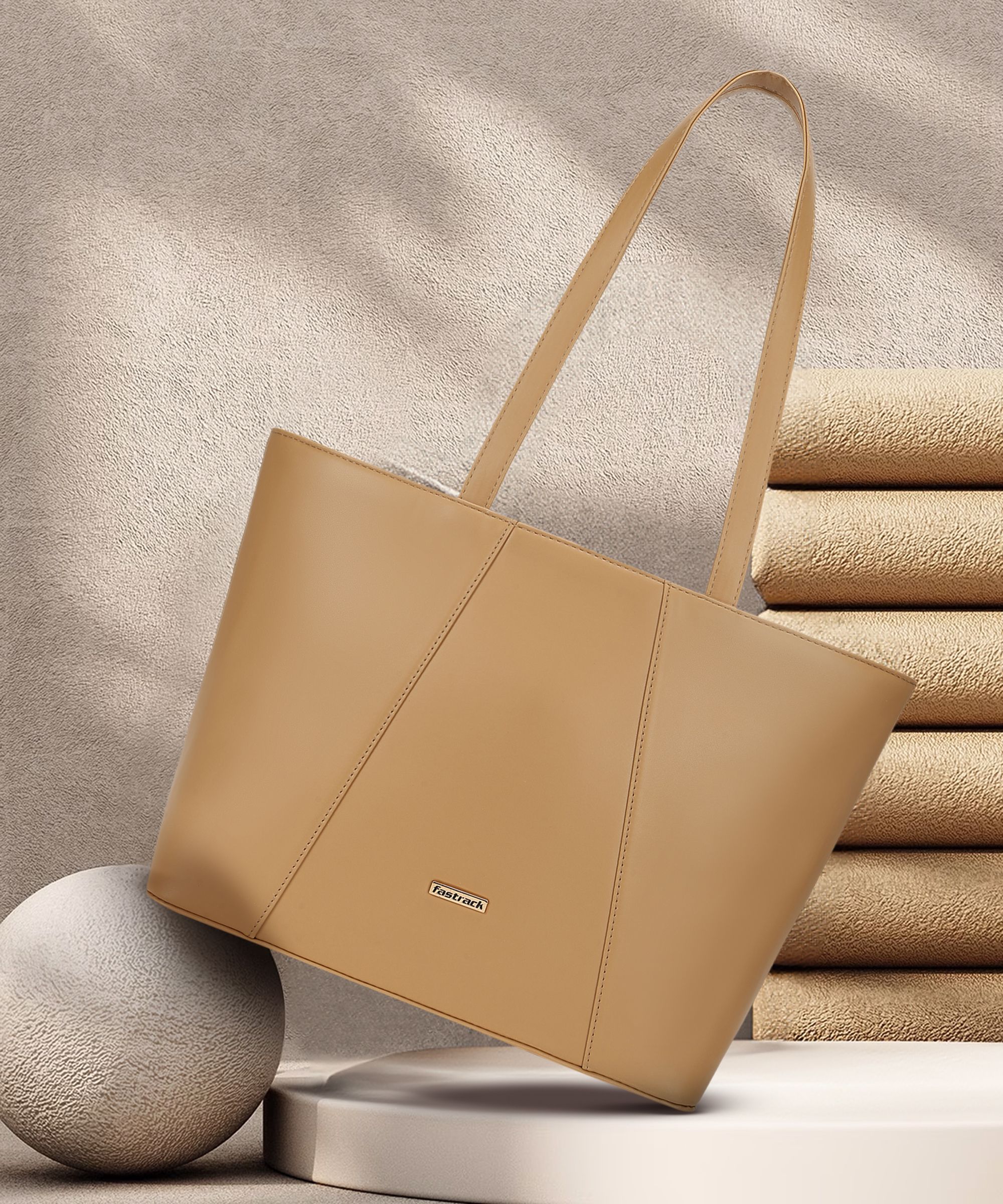 fastrack Women Beige Shoulder Bag - Regular Size-picture-14
