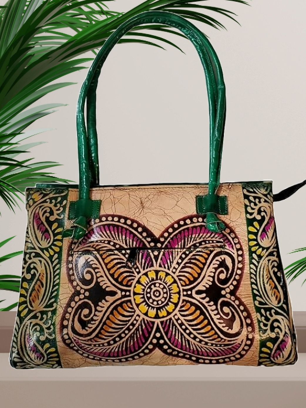 Women Green Shoulder Bag-image-44