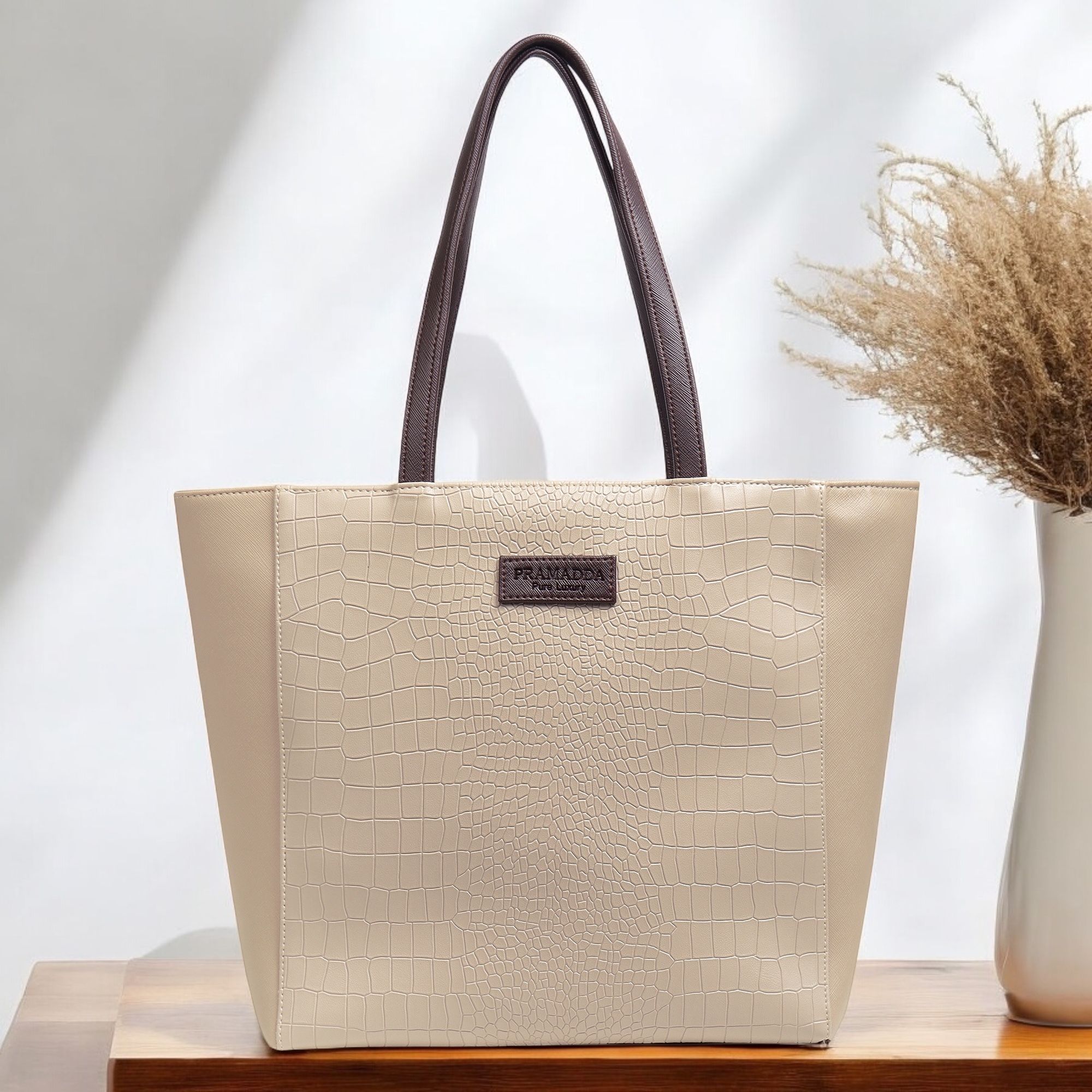 Women Beige Tote-image-37