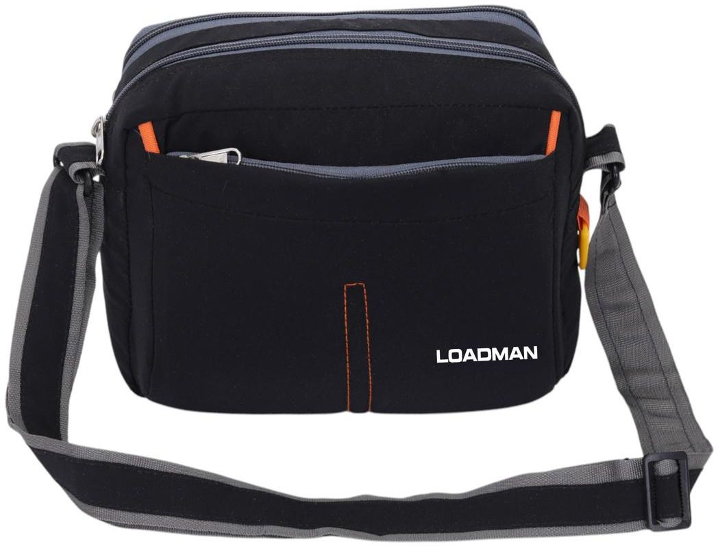 Men Black Messenger Bag