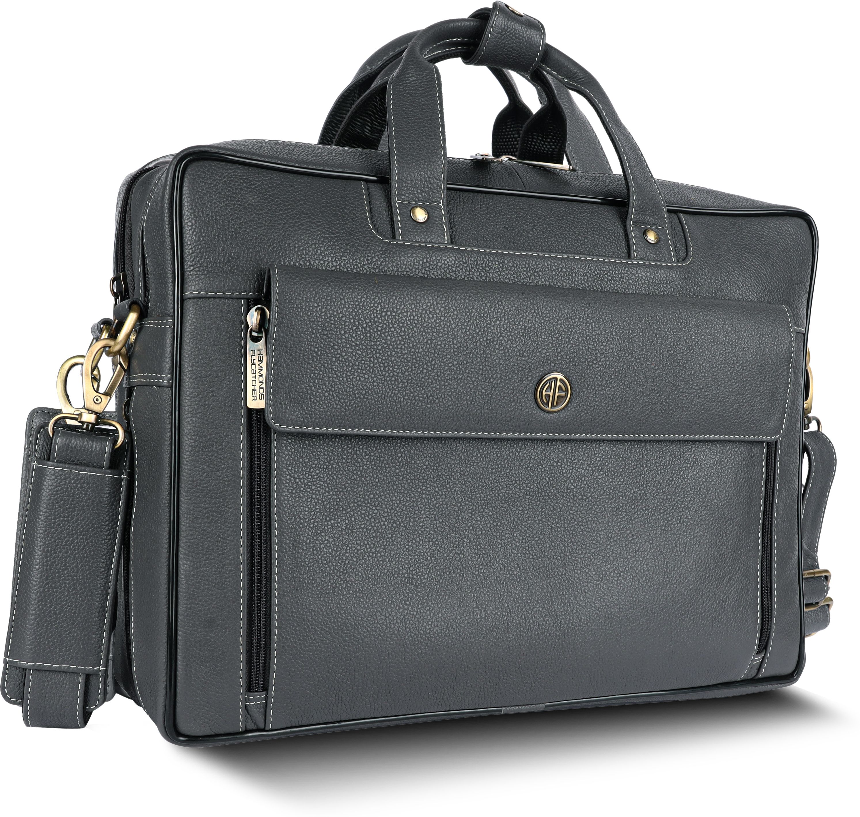 Men Grey Messenger Bag - Regular Size-image-29