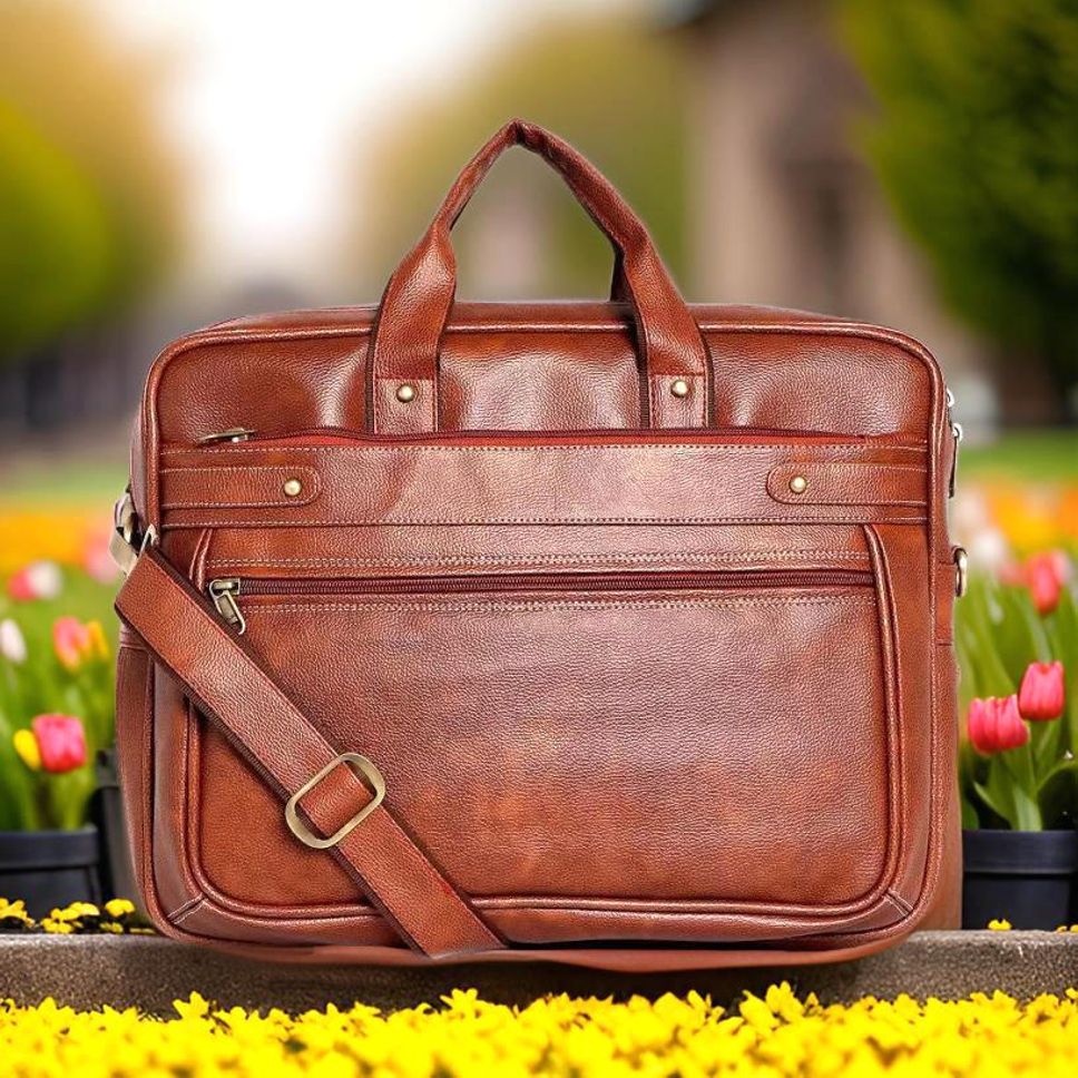 shivra Men & Women Tan Messenger Bag-picture-13