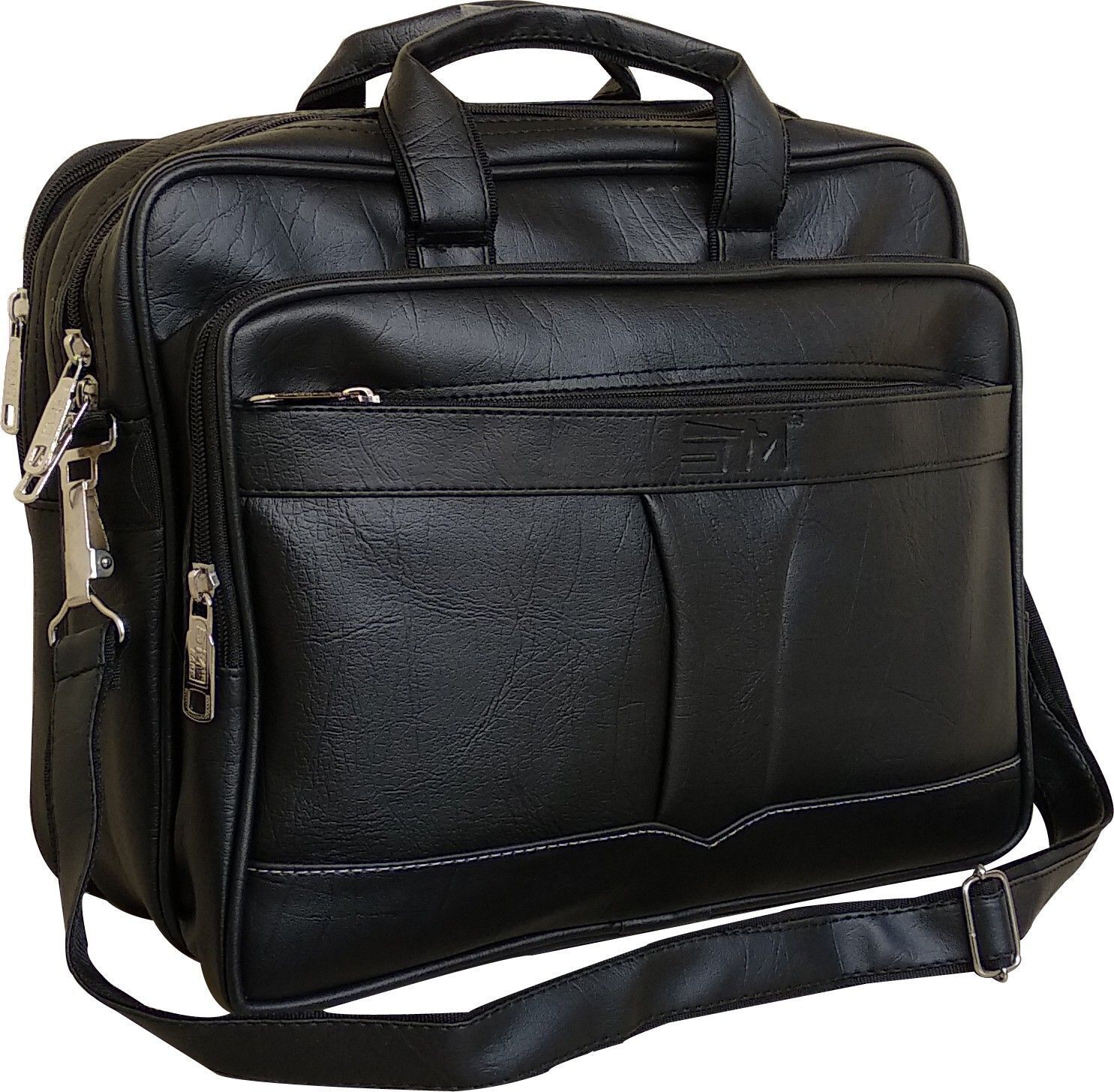 sm bags Men & Women Black Messenger Bag-picture-20