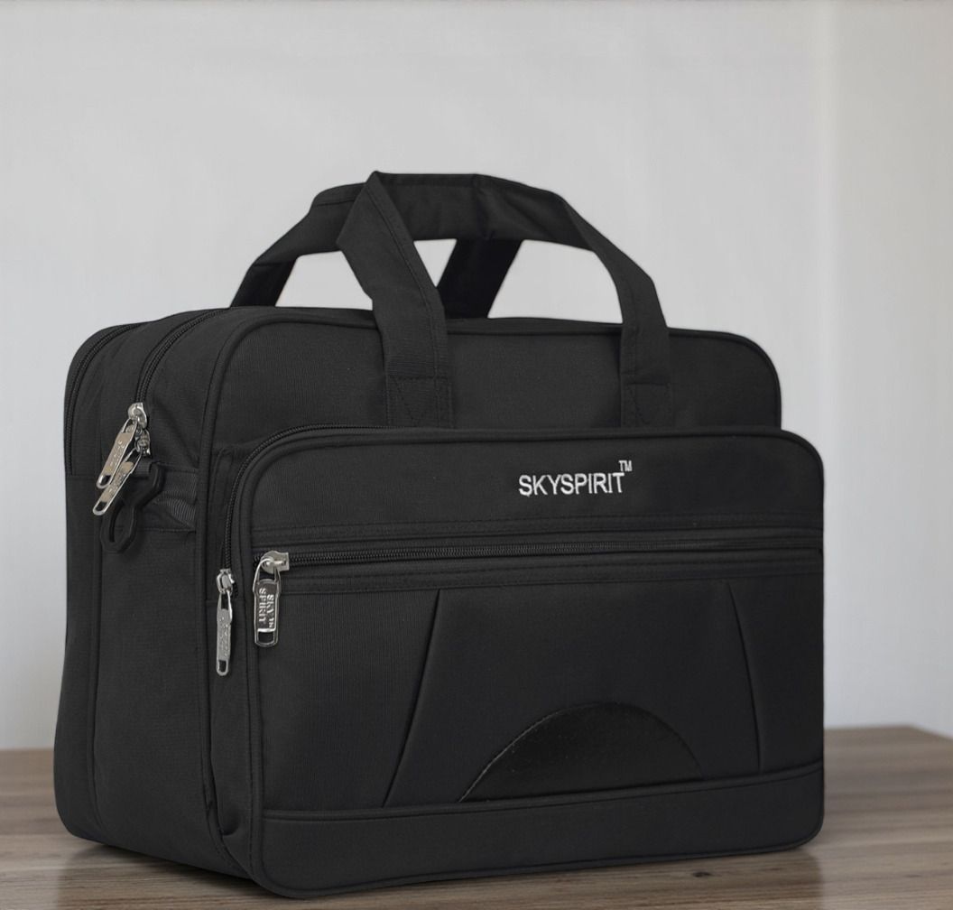 sky spirit Men & Women Black Messenger Bag-picture-42