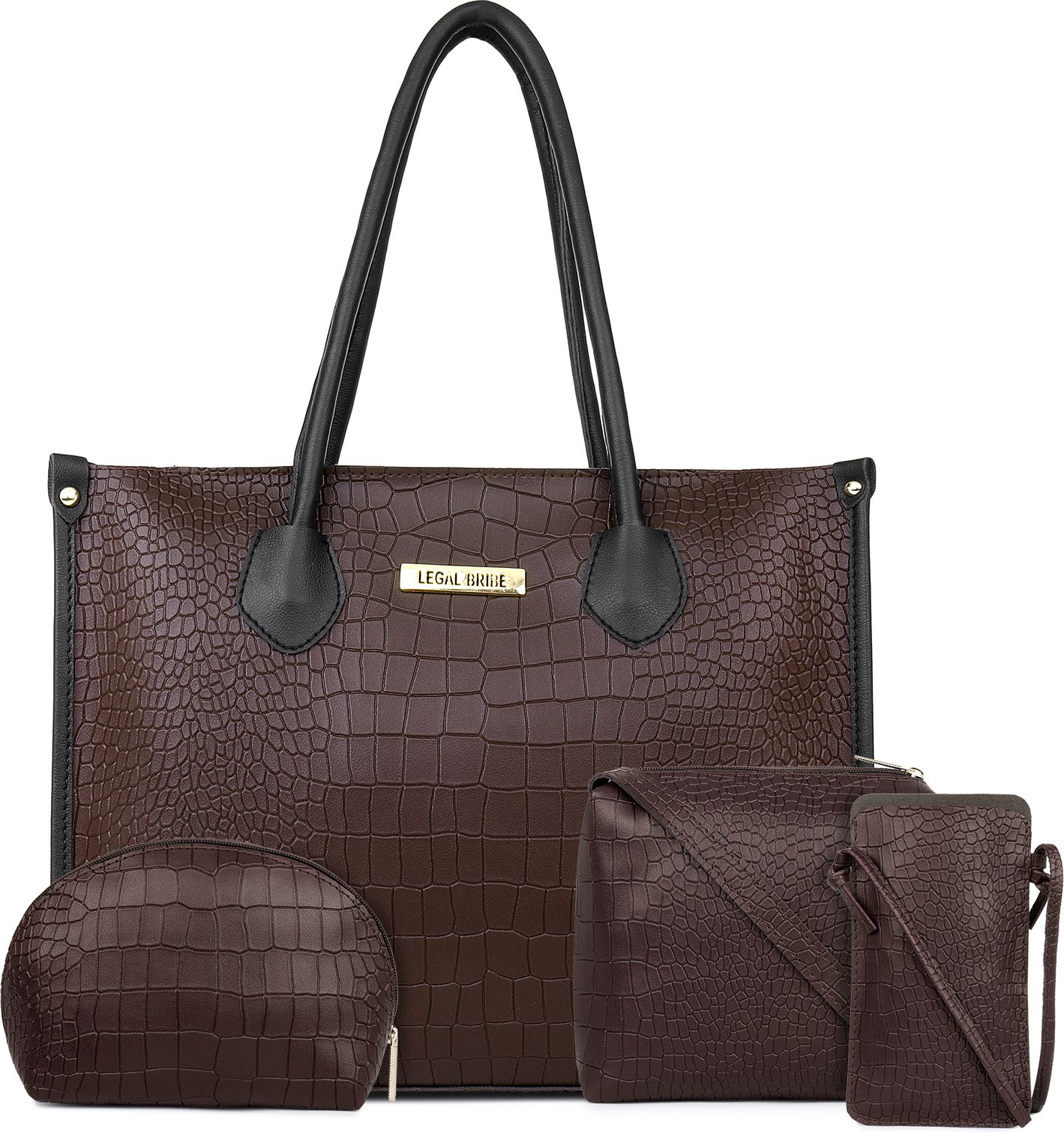 legal bribe Women Brown Tote-picture-39