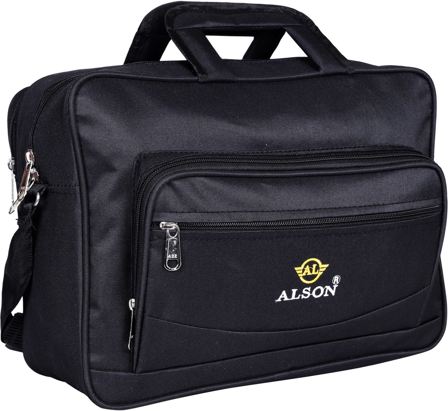 alson Men & Women Black Messenger Bag-picture-42