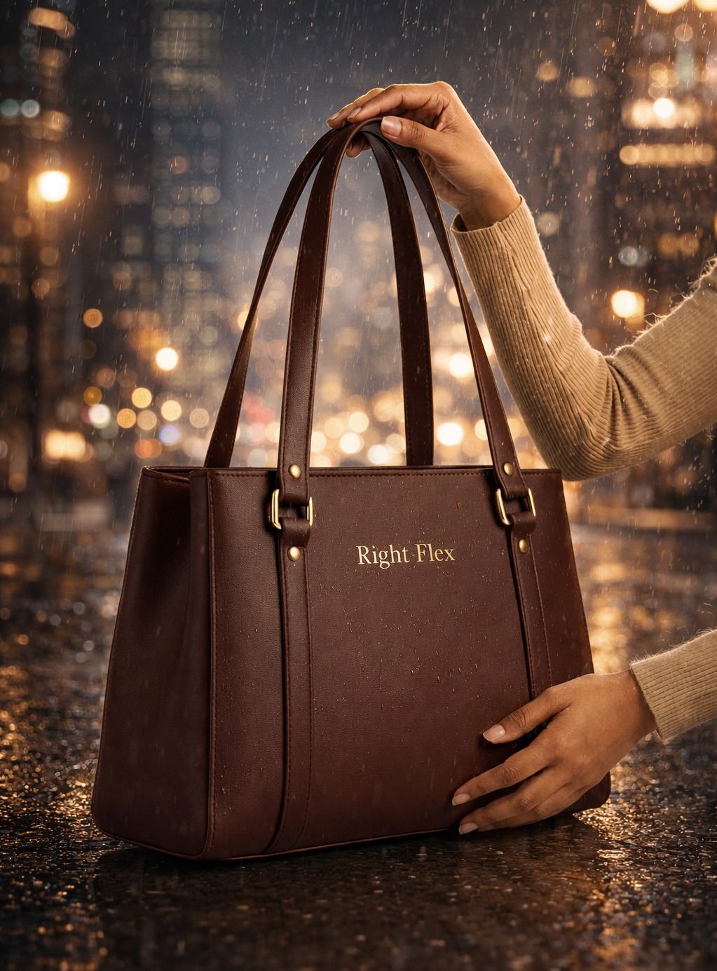 right flex Women Brown Shoulder Bag-picture-18