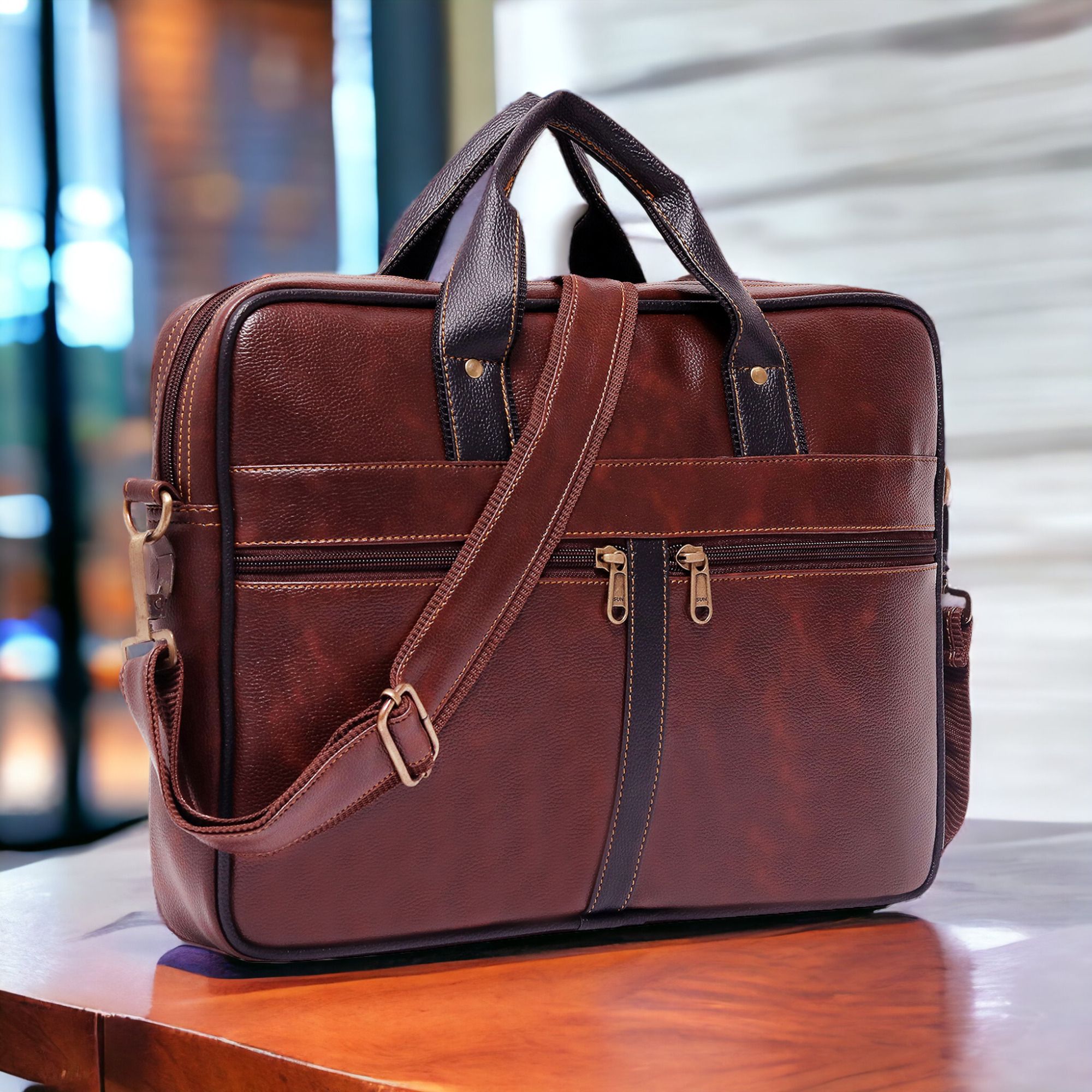 bagneeds Men & Women Brown Messenger Bag-picture-11