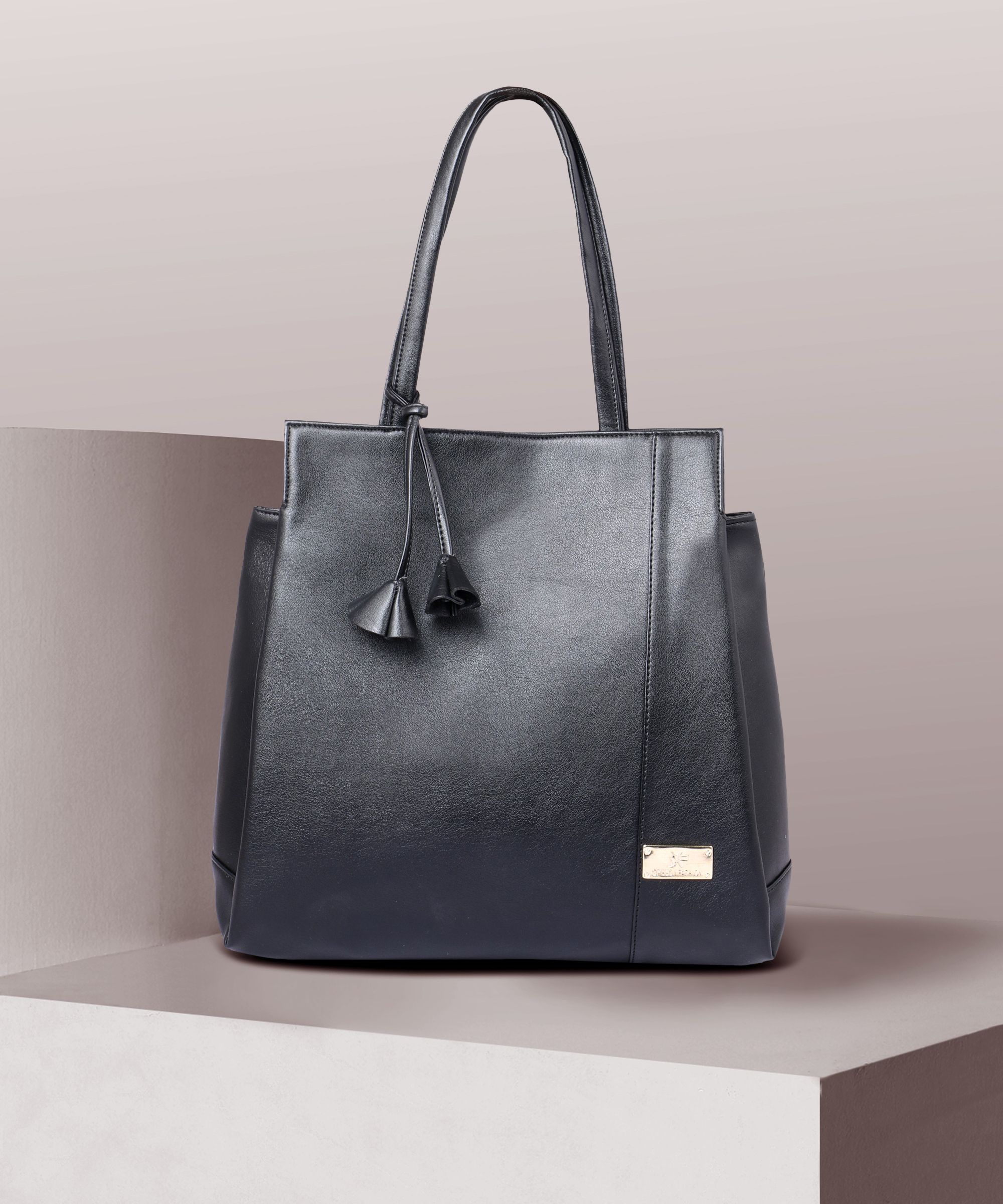 Women Black Hand-held Bag - Regular Size-image-42