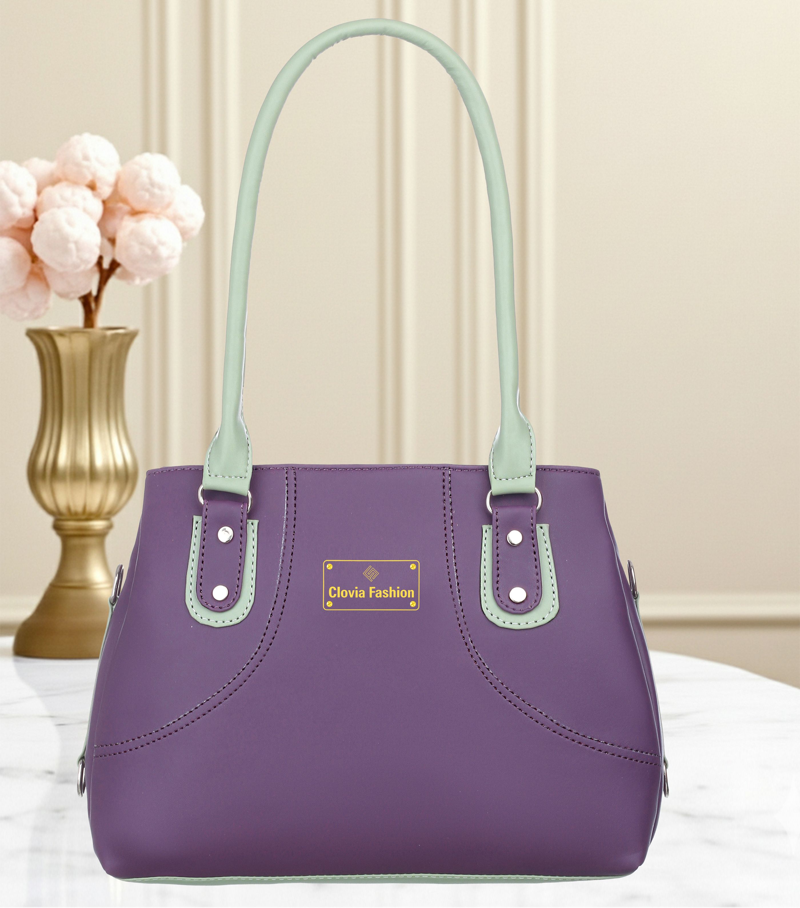 clovia fashion Women Purple Shoulder Bag-picture-17
