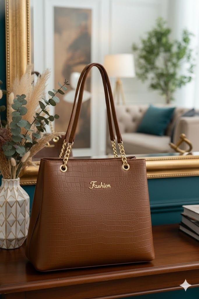 galaxyfashionpoint Women Brown Tote-picture-14