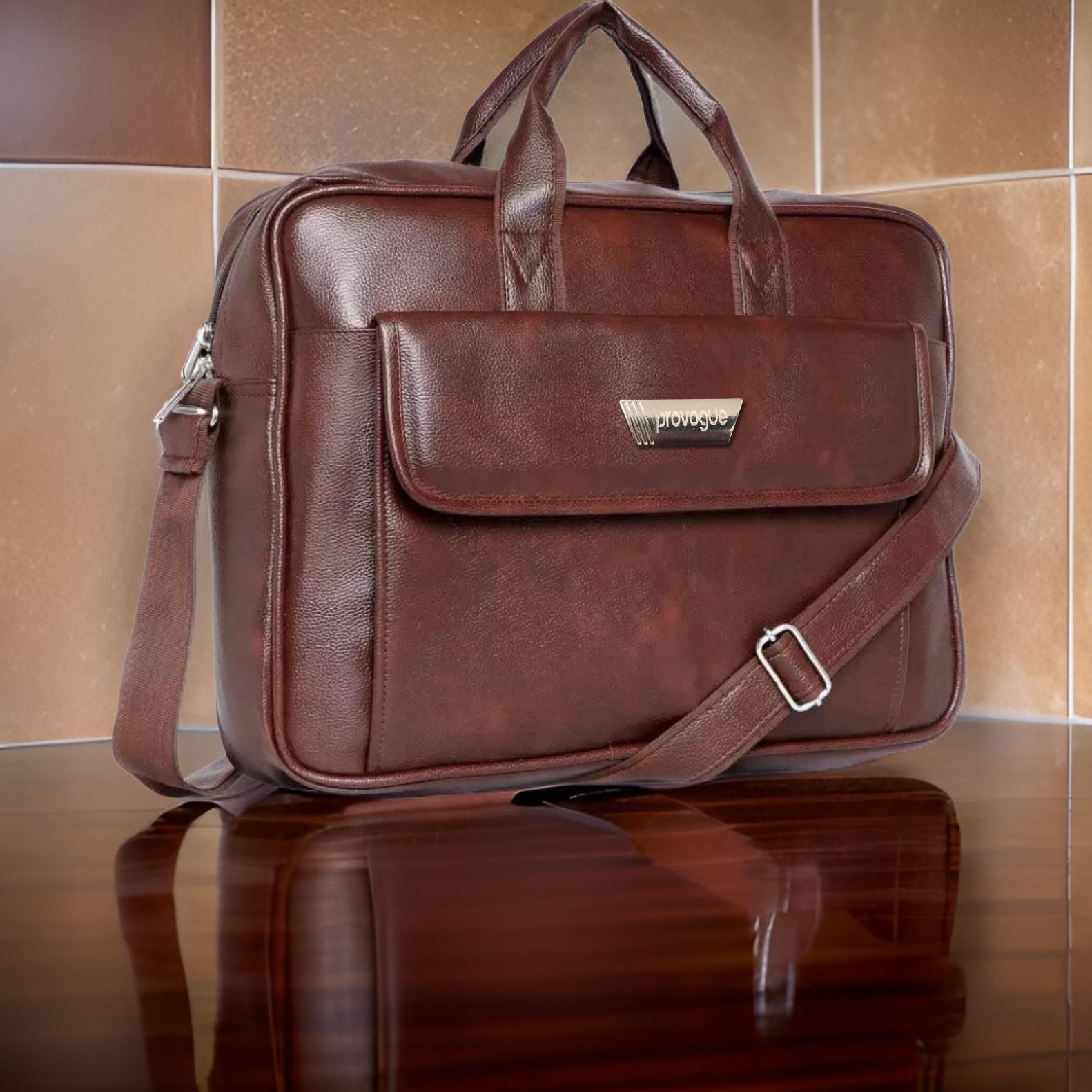 provogue Men & Women Brown Messenger Bag-picture-17