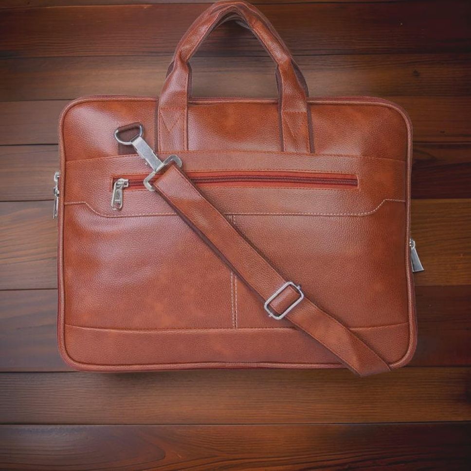 house of common Men & Women Tan Messenger Bag-picture-11