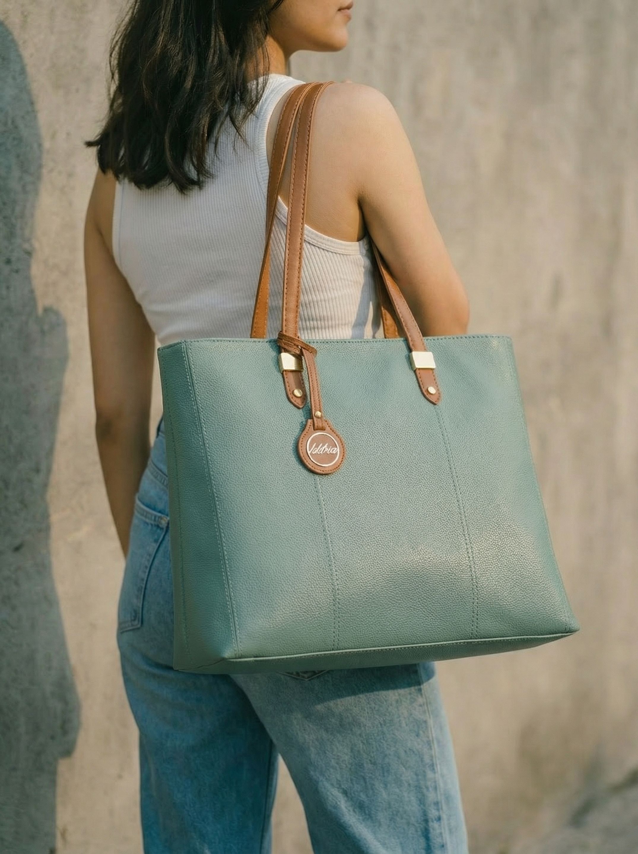 toteteca Women Green Shoulder Bag-picture-8