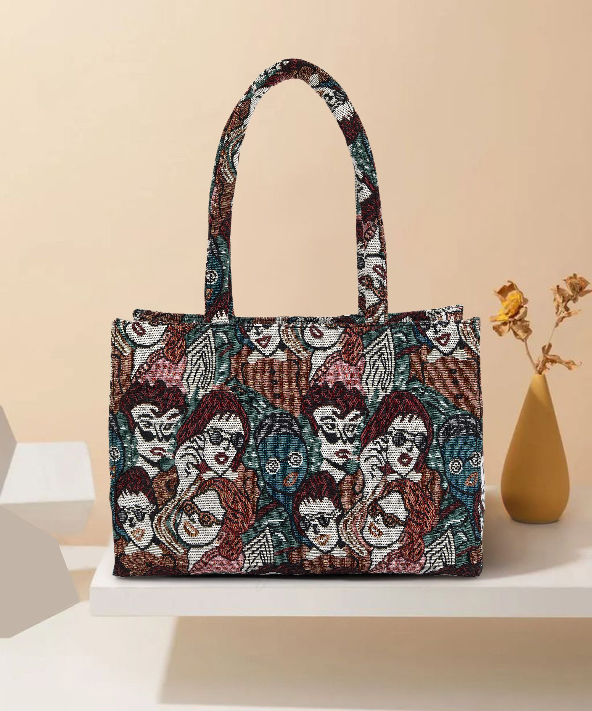 Women Multicolor Tote-image-16