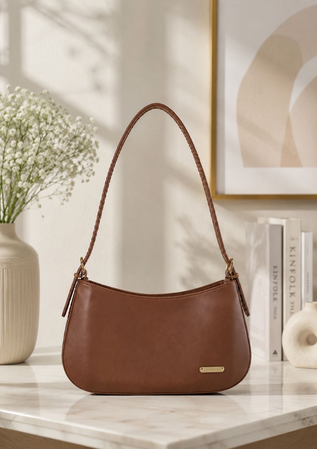 Women Brown Messenger Bag-image-48