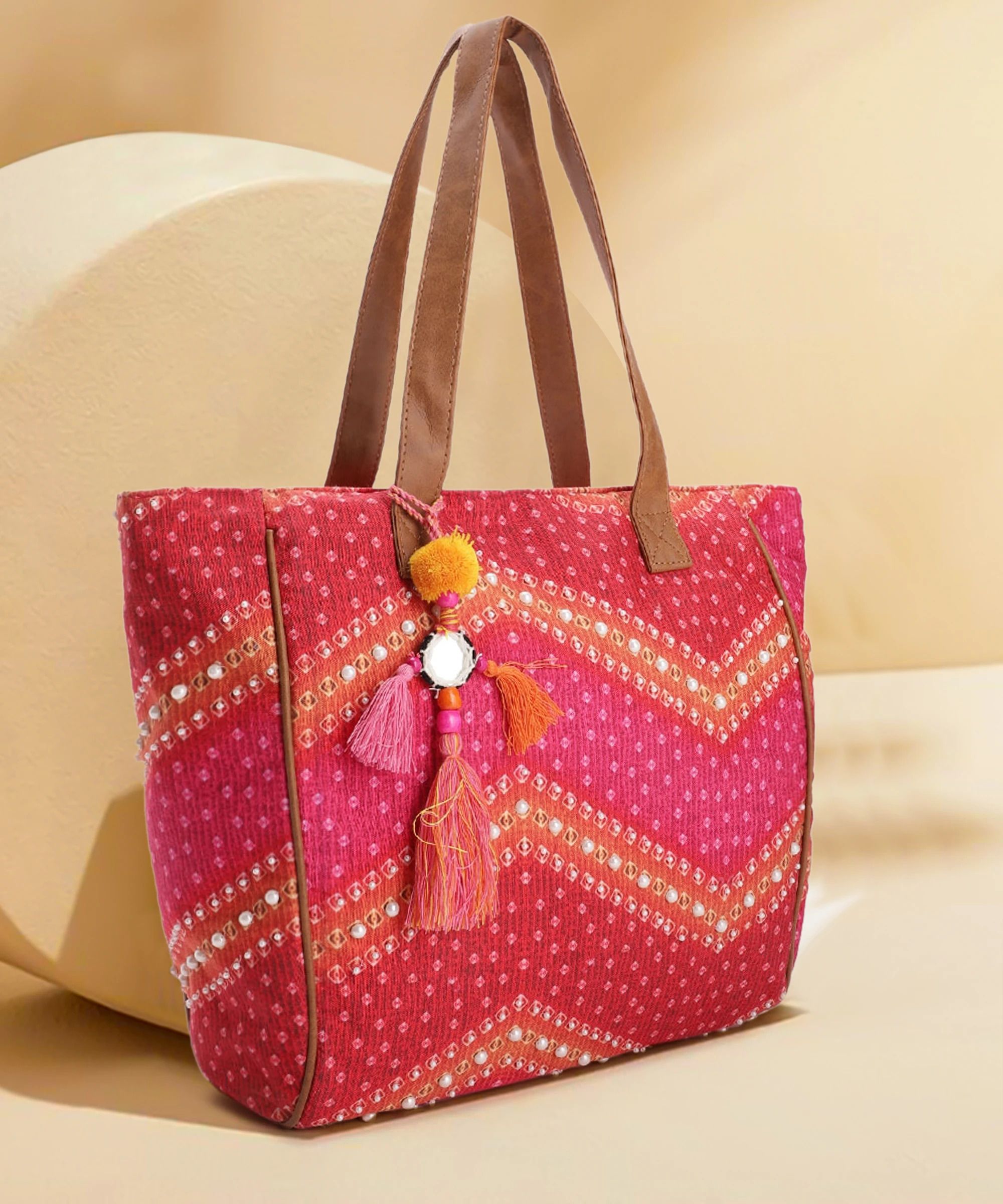sangria Women Red Shoulder Bag-picture-13