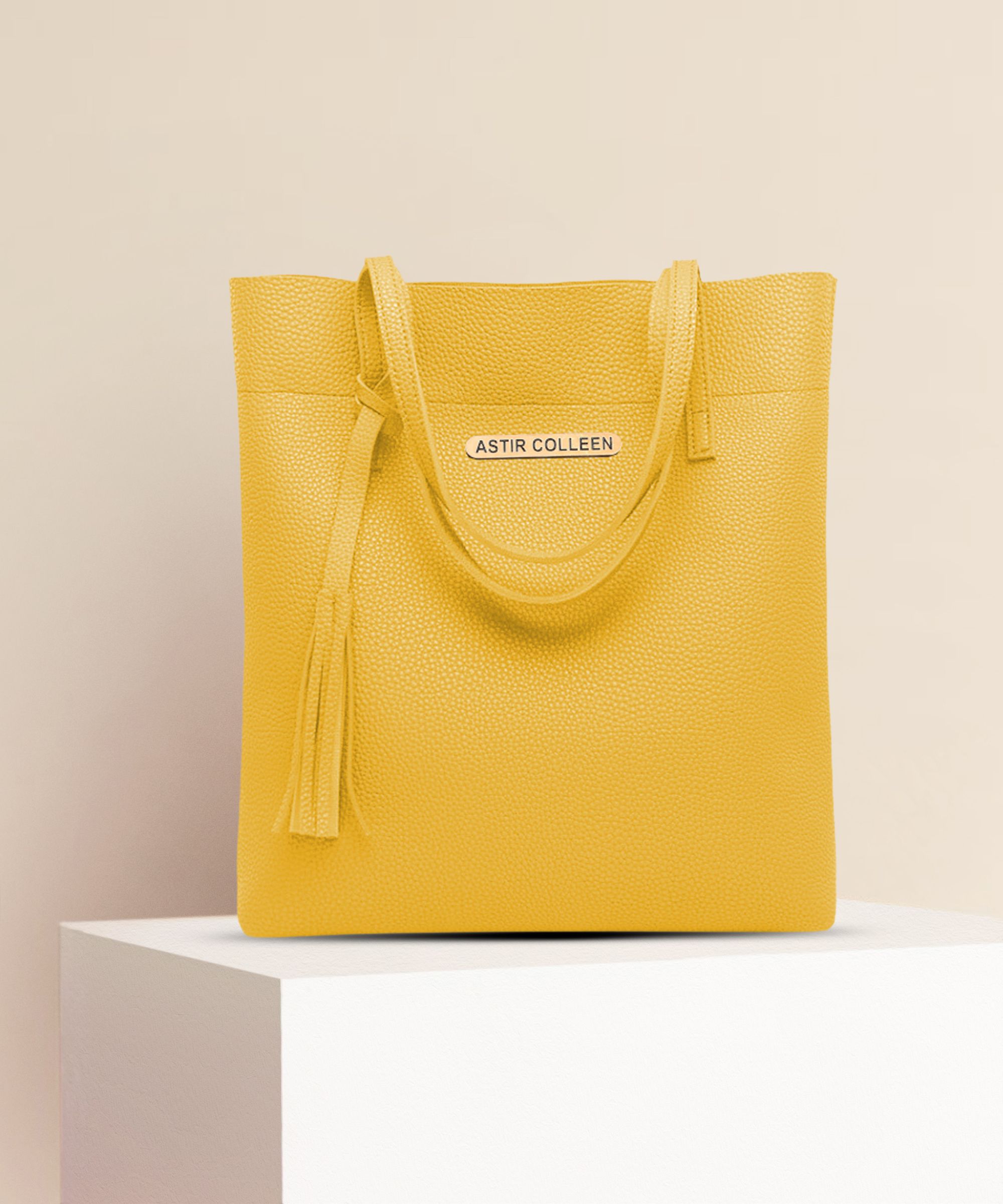 astir colleen Women Yellow Tote-picture-13