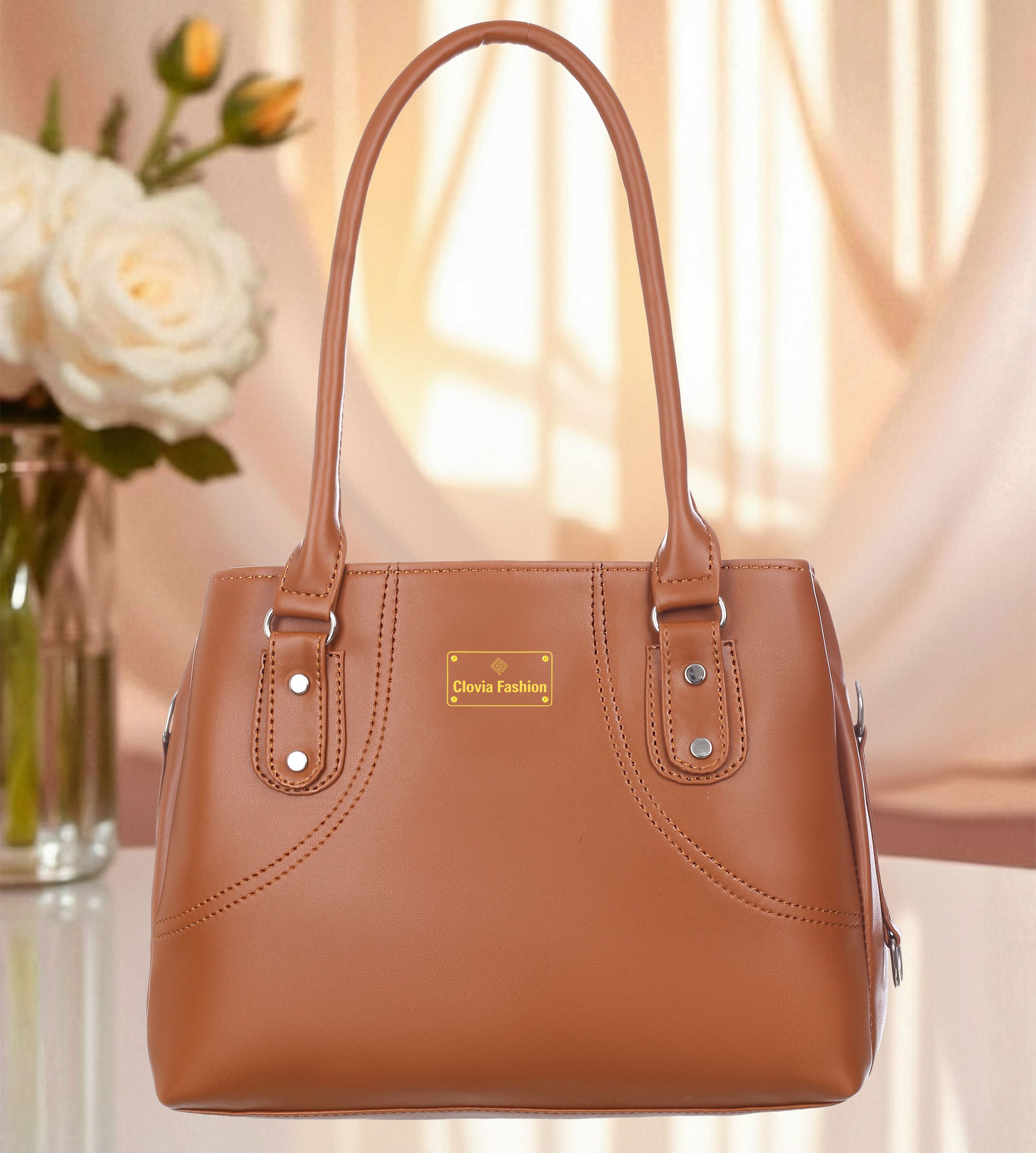 Women Tan Shoulder Bag-image-18