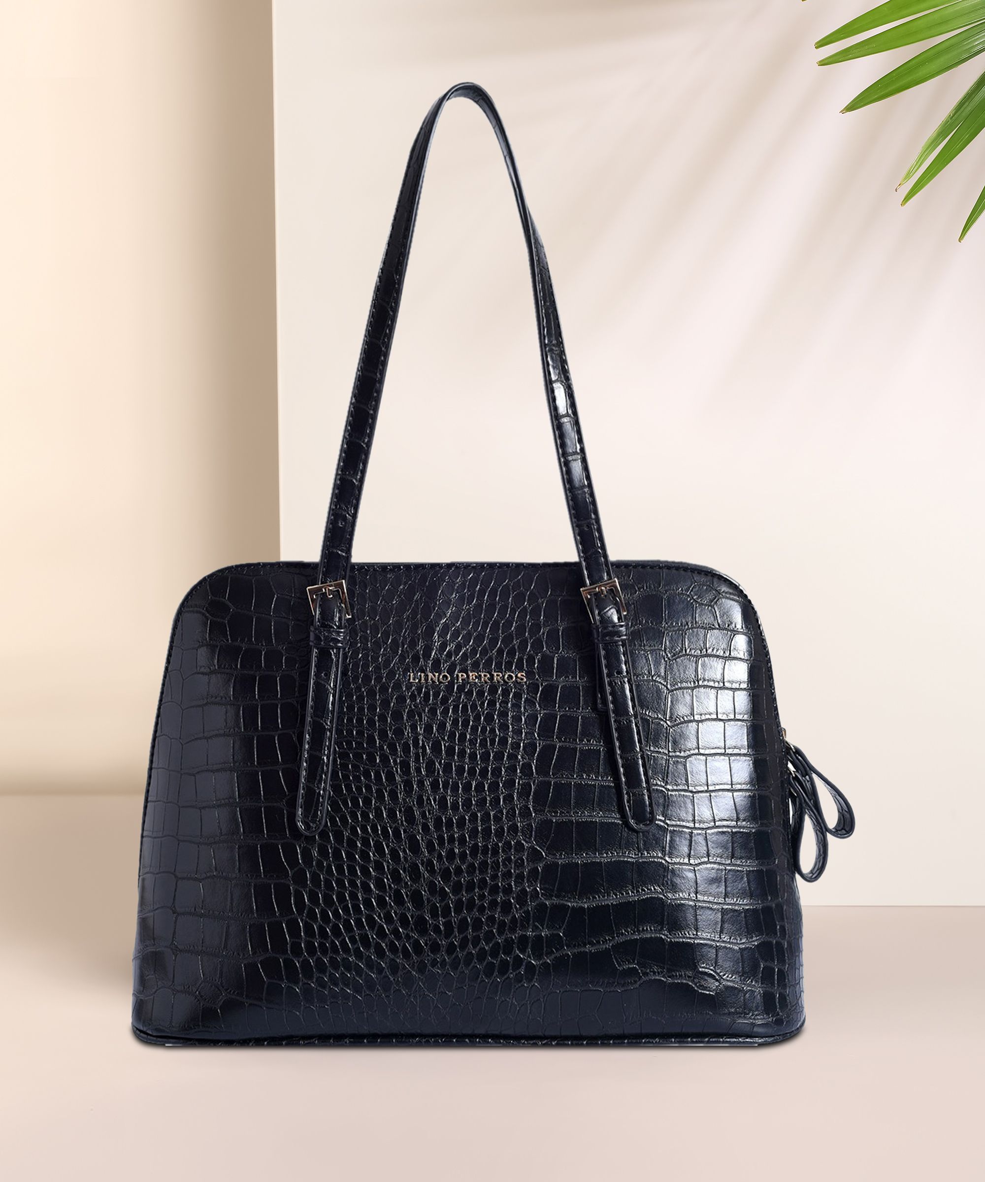 lino perros Women Black Shoulder Bag - Regular Size-picture-29