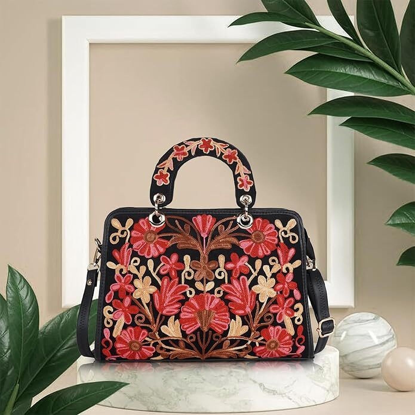 velucia Women Black Tote-picture-26
