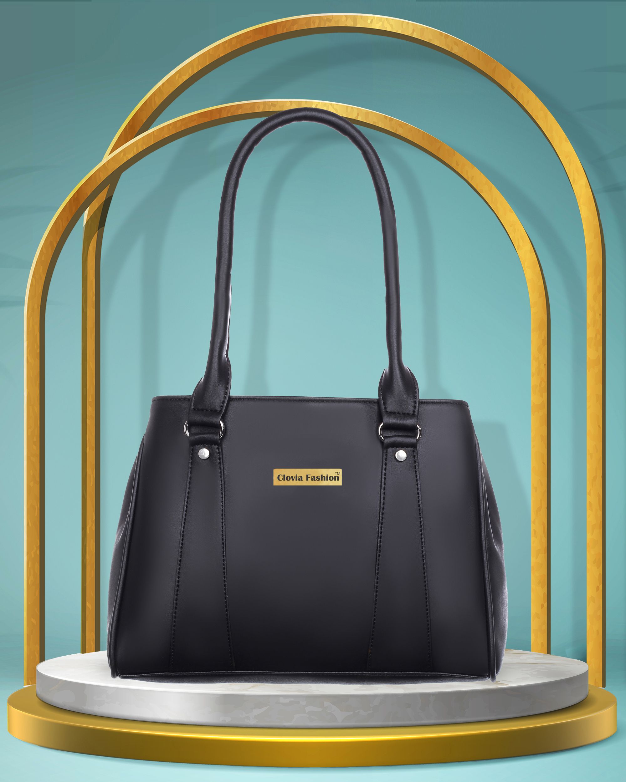Women Black Shoulder Bag-image-38