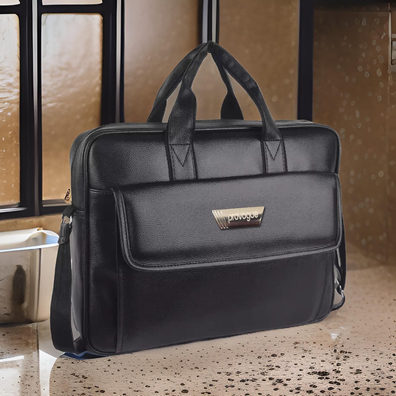 provogue Men & Women Black Messenger Bag-picture-21